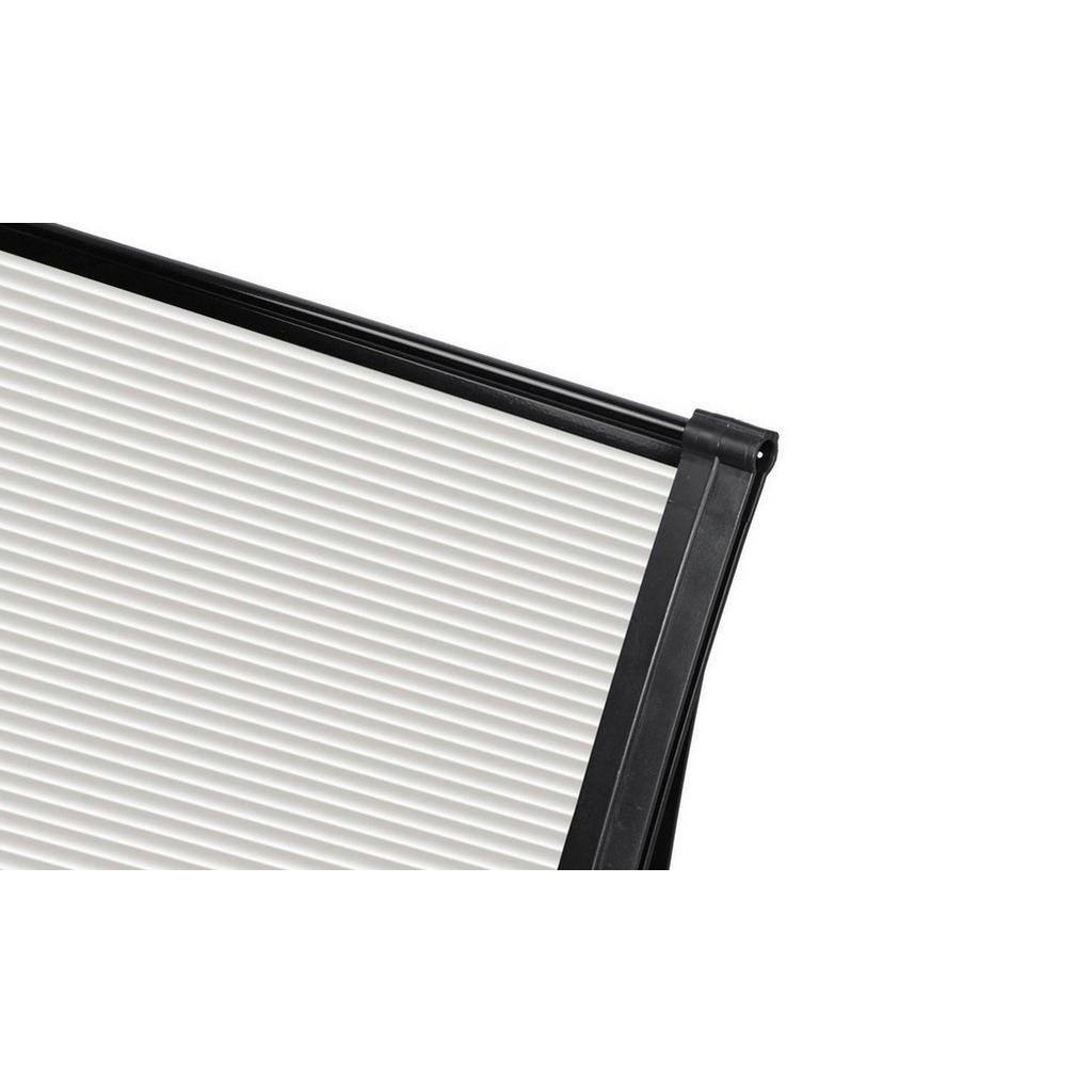 Thumbnail - Brosplast Vordach Crocus transparent B/H/L: ca. 120x23x80 cm