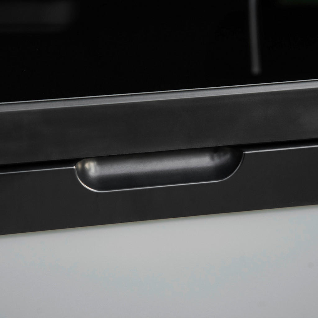 Thumbnail - Outsunny Kühlbox schwarz grau Glas Polypropylen Edelstahl B/H/L: ca. 36x75x49,5 cm