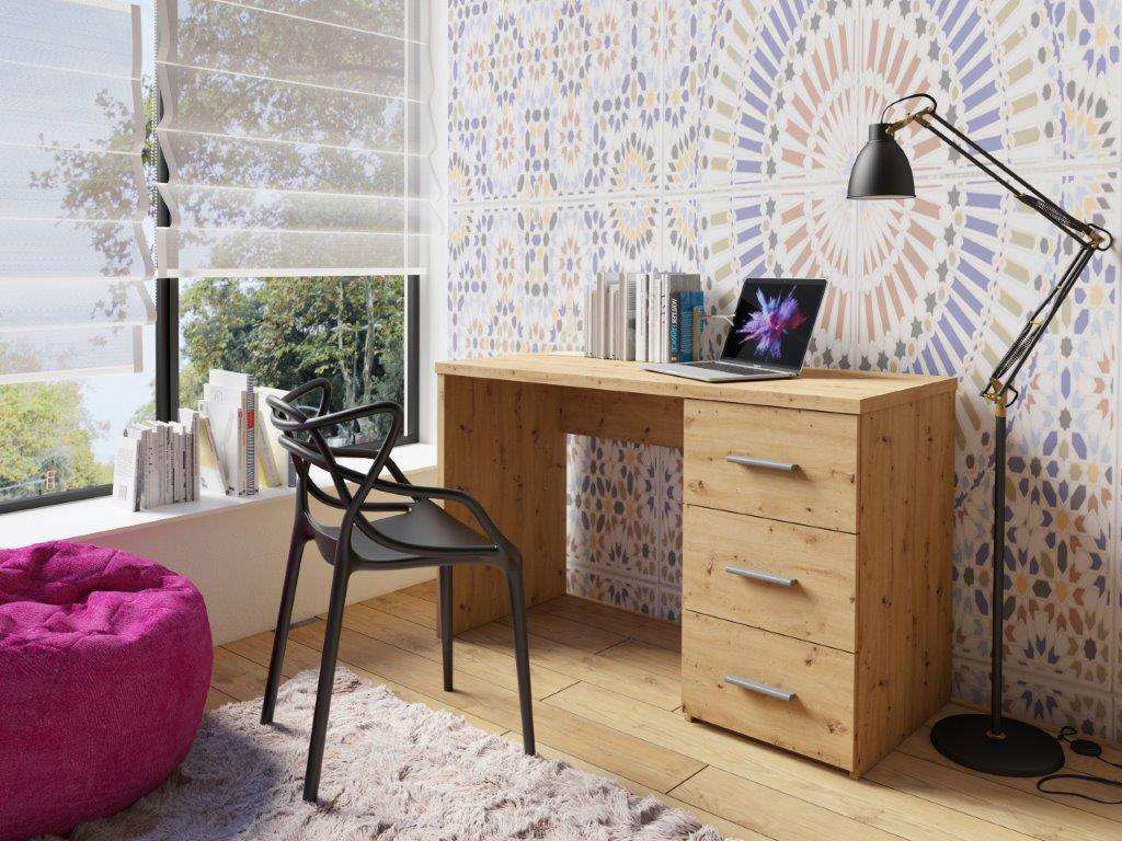 Thumbnail - Schreibtisch Open Eiche Artisan Nachbildung B/H/T: ca. 120x74x50 cm