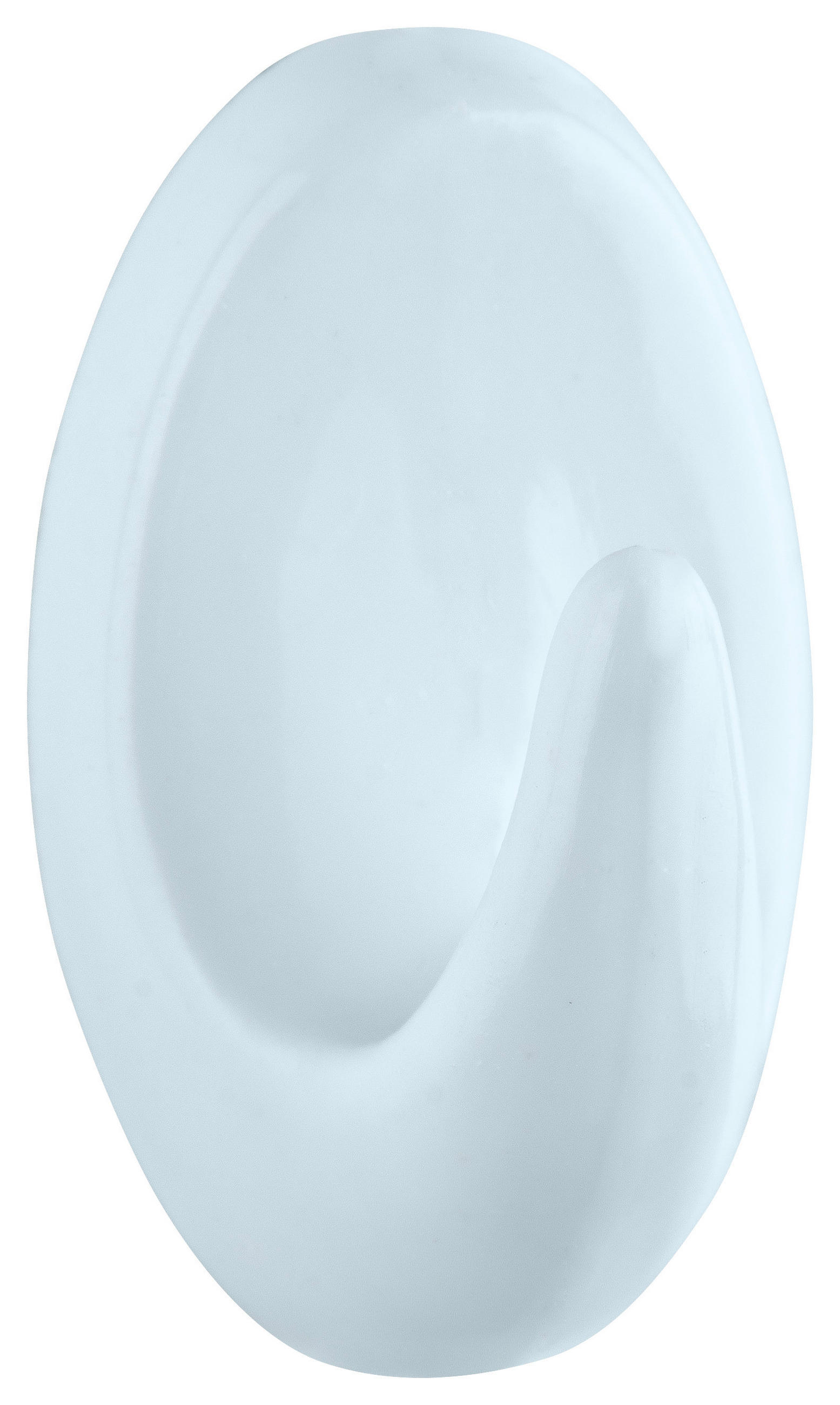 Klebehaken weiß Kunststoff