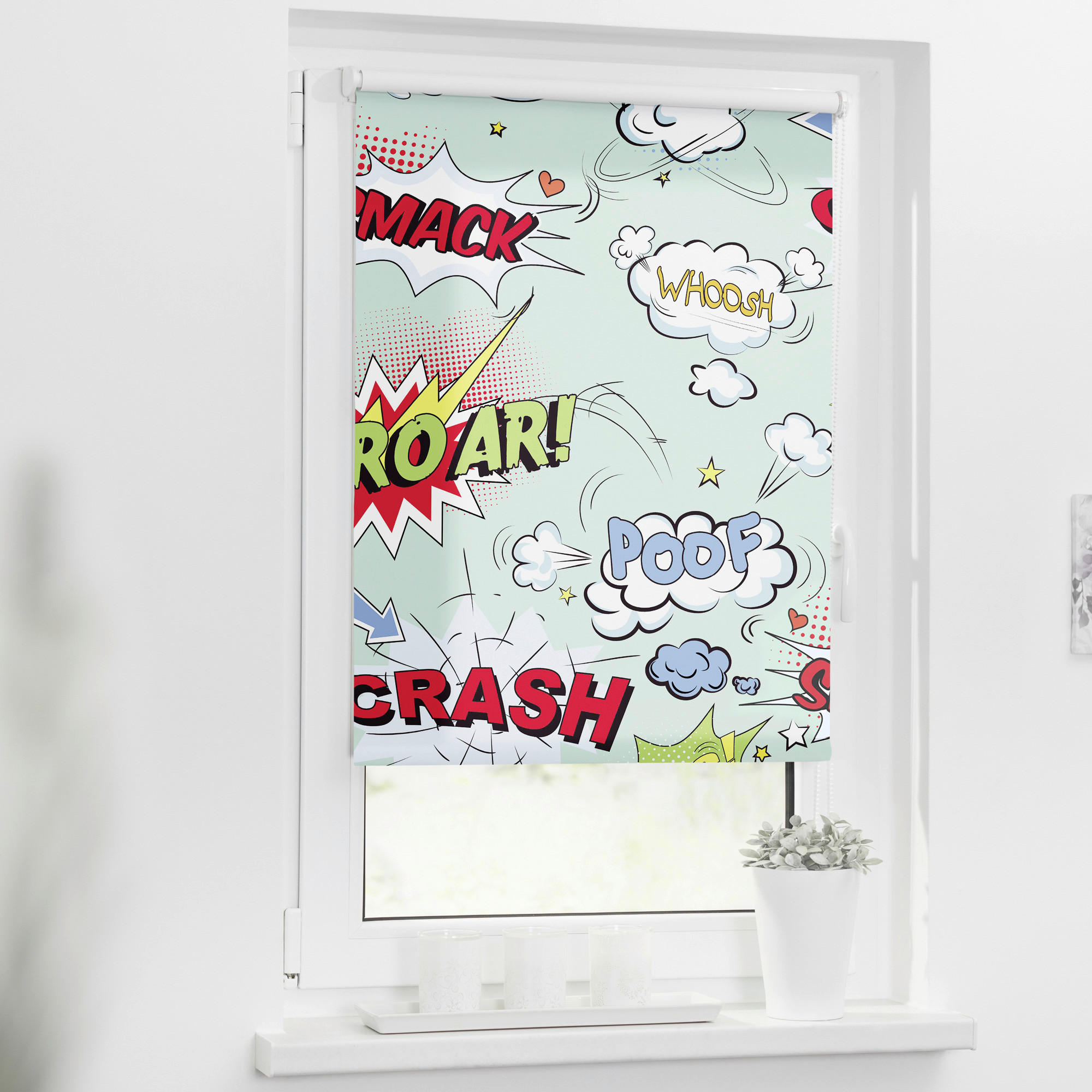 LICHTBLICK Rollo Crash bunt B/L: ca. 120x150 cm