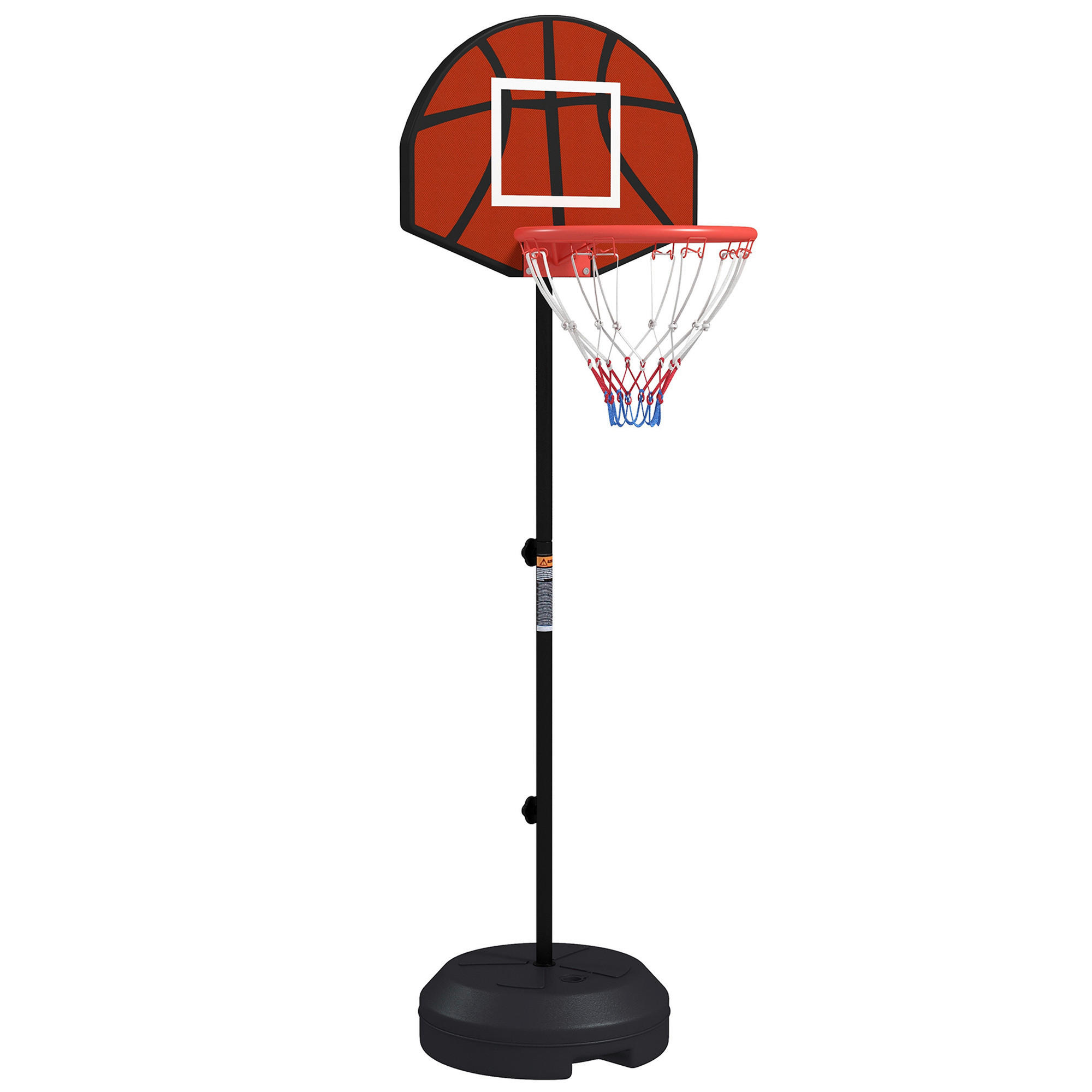 SPORTNOW Basketballständer braun Stahl B/H/L: ca. 38x179x38 cm
