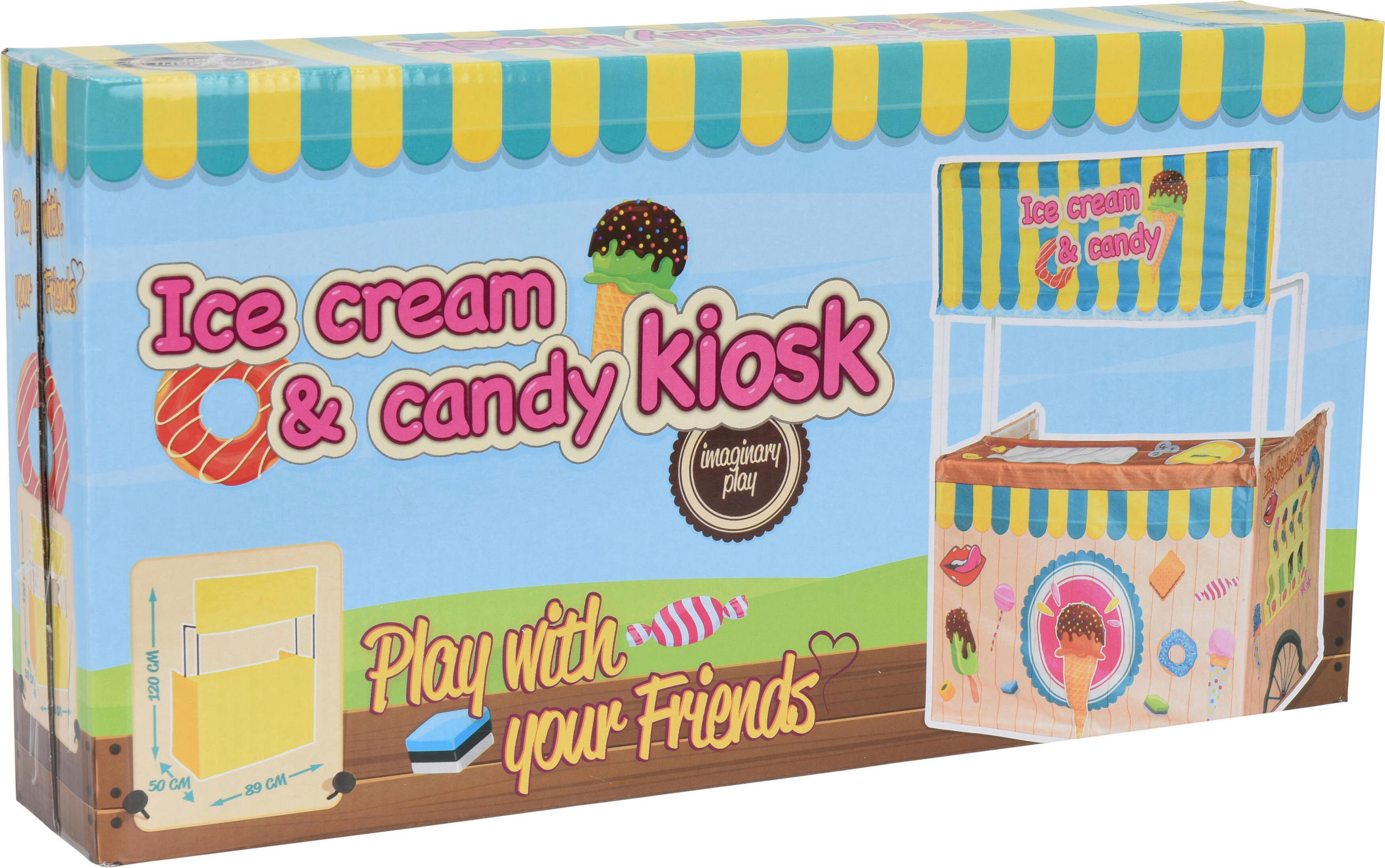 Thumbnail - Spielzelt mehrfarbig Polyester B/H/L: ca. 38x7x20 cm