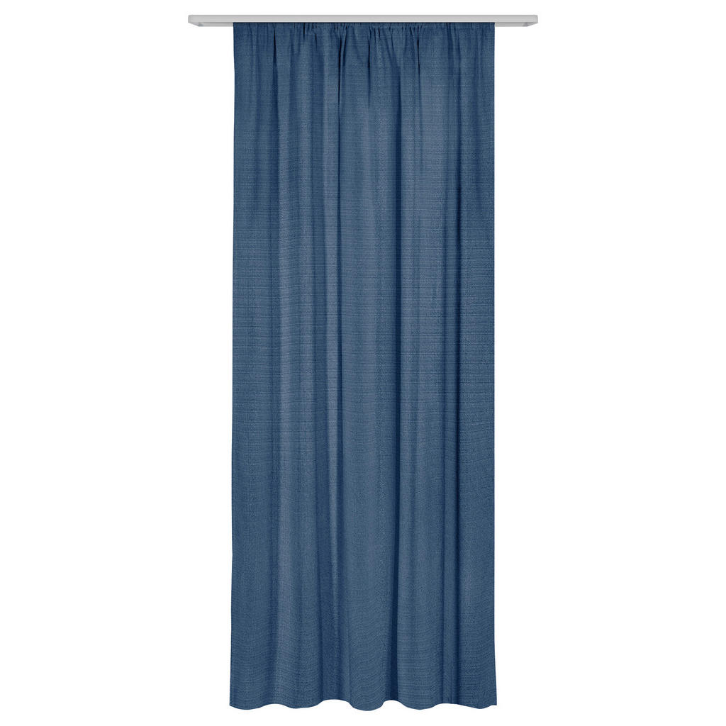 Thumbnail - Dekovorhang Leo jeans B/L: ca. 135x245 cm