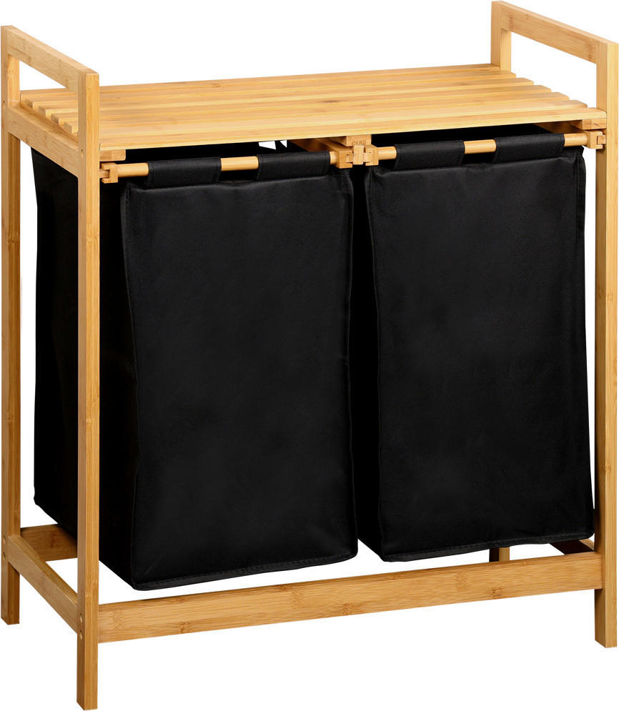 Kesper Wäschesammler natur Polyester B/H/L: ca. 33x73x64 cm