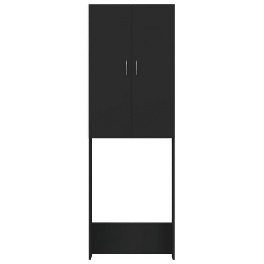 Thumbnail - vidaXL Waschmaschinenschrank schwarz B/H/T: ca. 64x190x25,5 cm