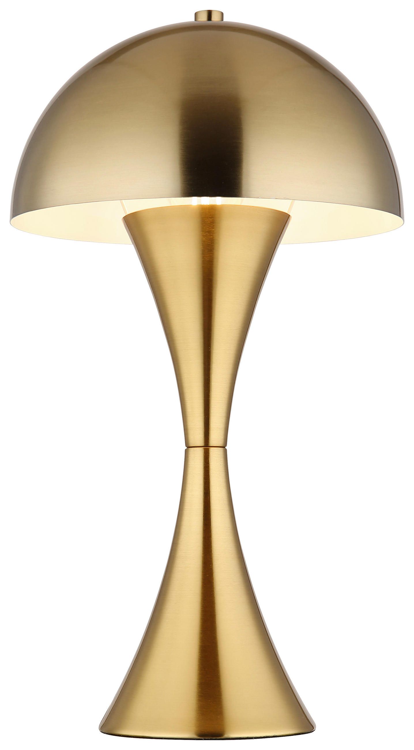 GLOBO Tischleuchte messing Metall H/D: ca. 36,1x20 cm E27 1 Brennstellen