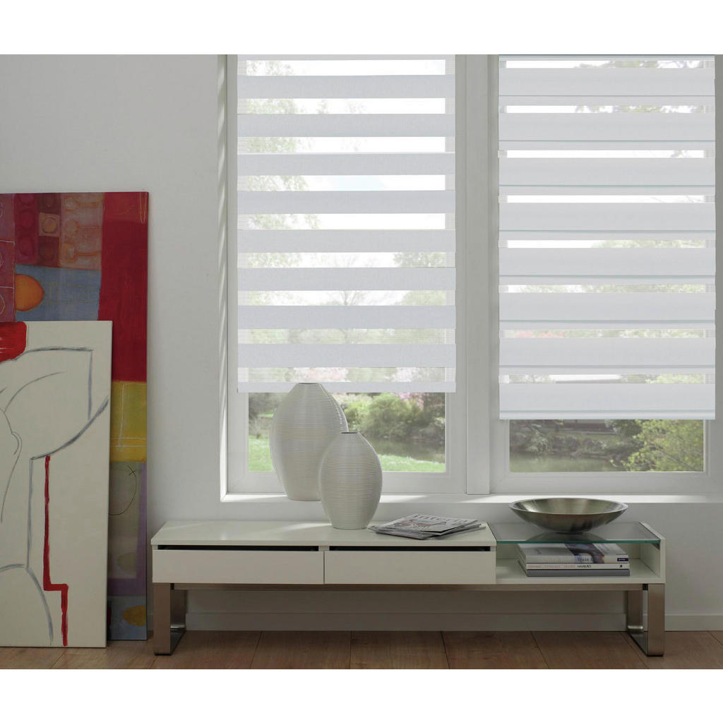 Thumbnail - Doppelrollo Easyfix weiß B/L: ca. 90x150 cm