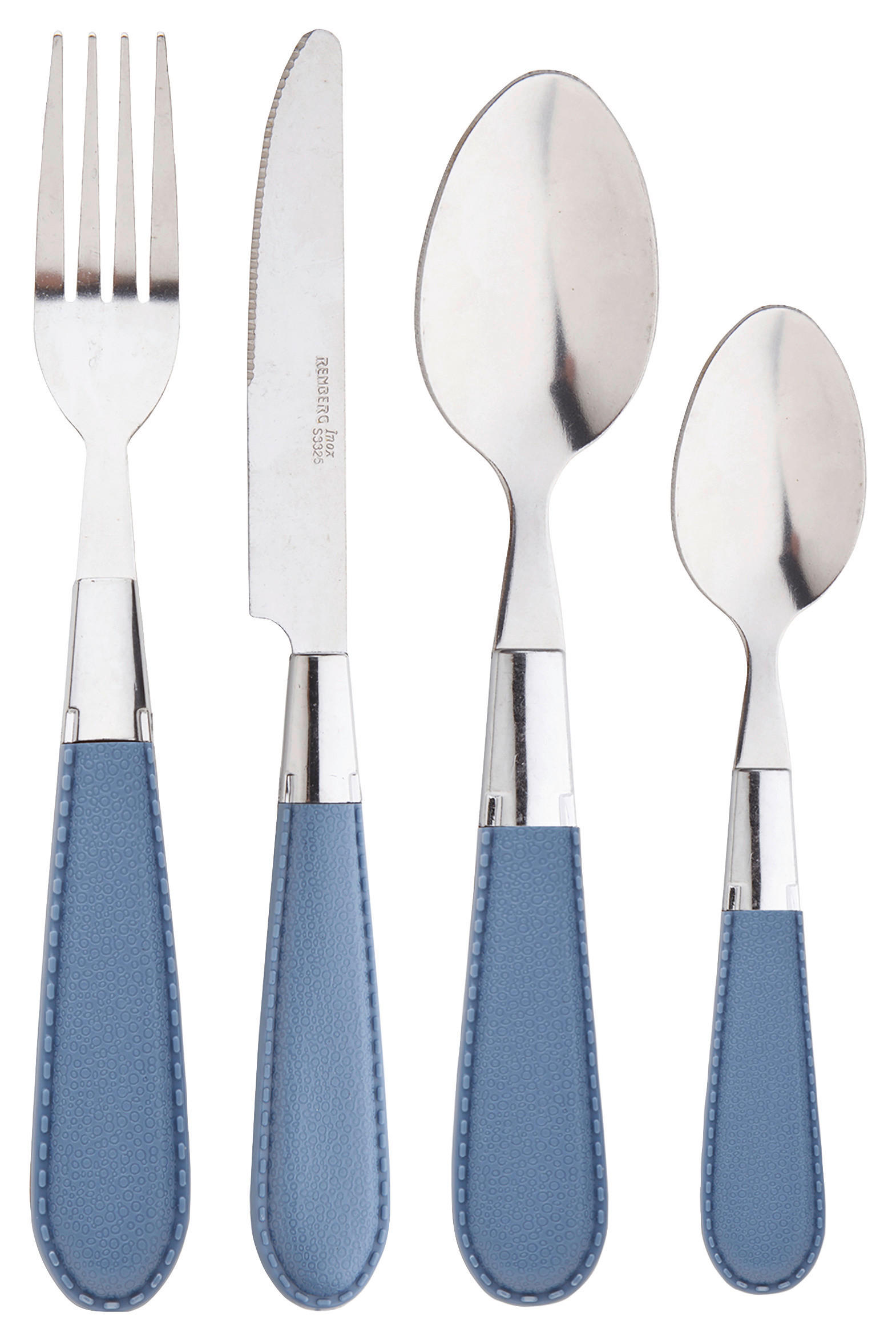 RENBERG Besteckset Brinny grey grau Edelstahl 24 tlg.