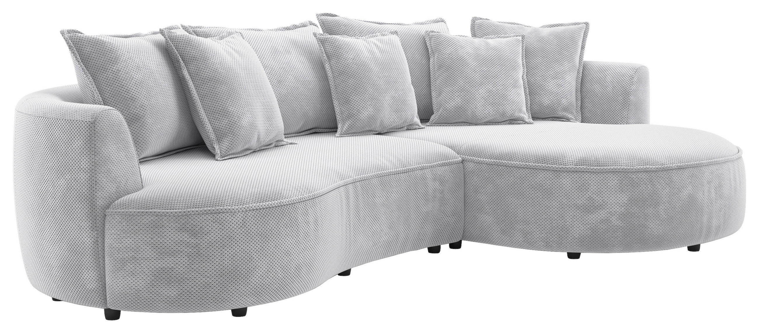 Ecksofa stone Microfaser B/H/T: ca. 287x66x168 cm
