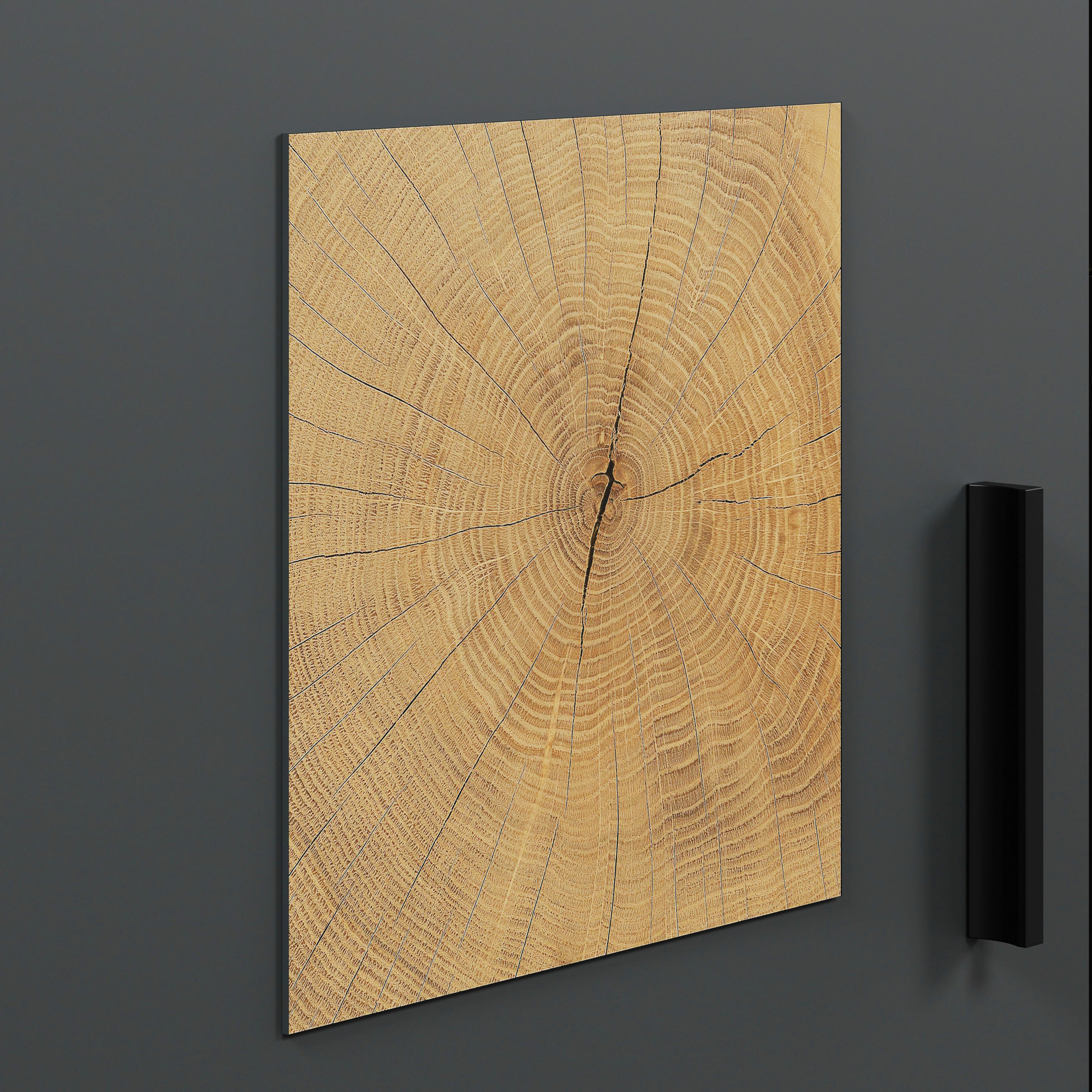 Thumbnail - Wohnwand Tyler Eiche Evoke Coast Nachbildung anthrazit B/H/T: ca. 331x206x50 cm