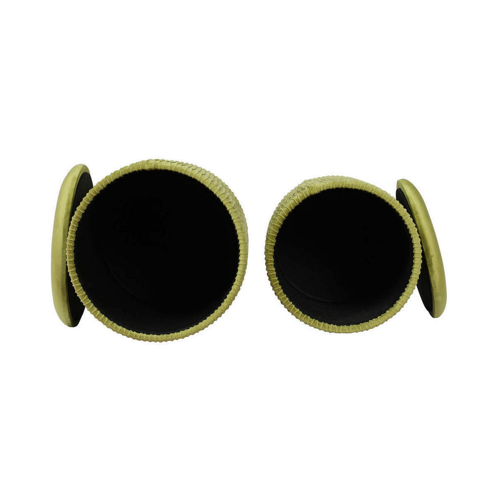 Thumbnail - 360 Living Hocker Milas 100 2er-Set Pistazie H/D: ca. 44x36 cm