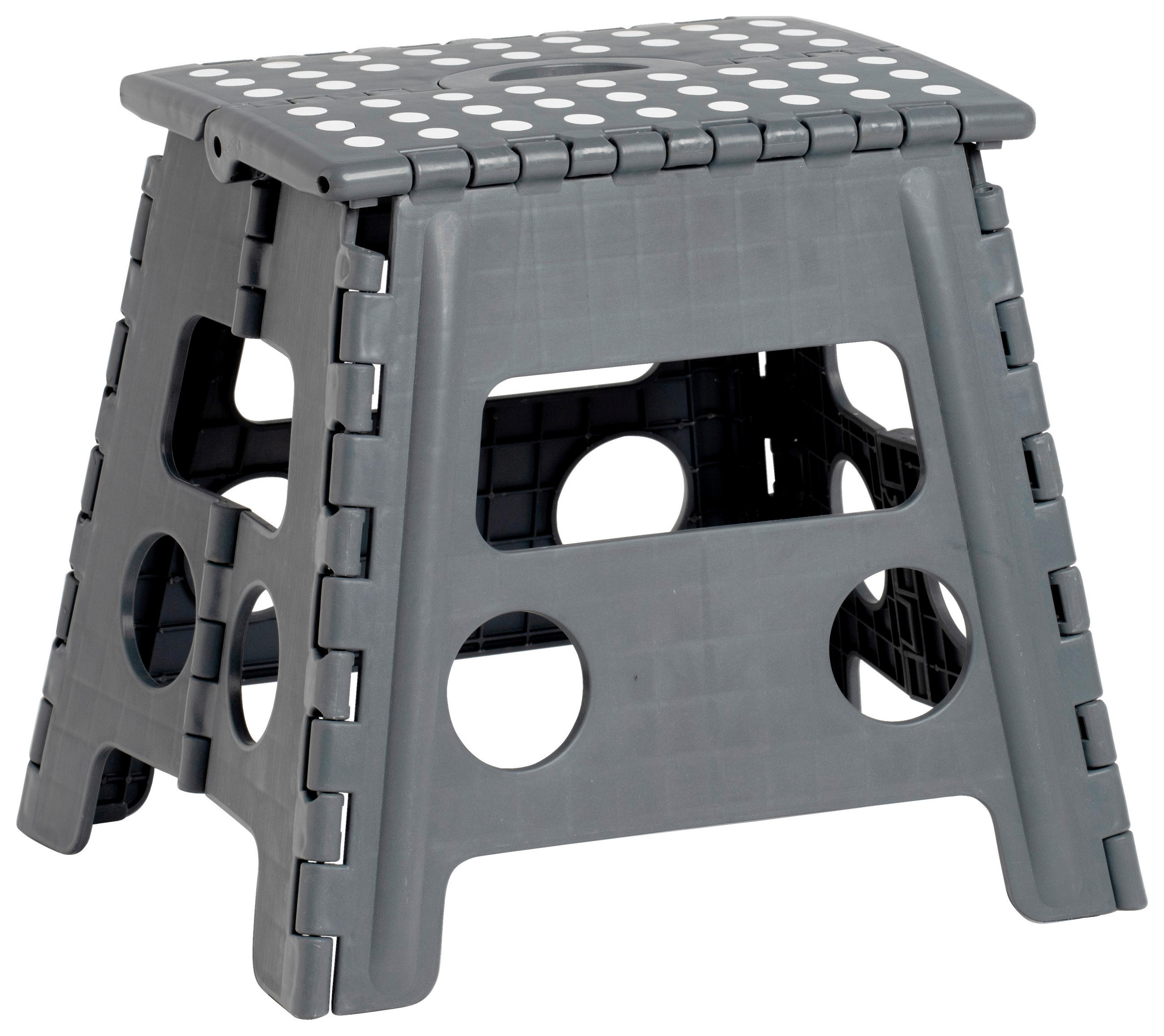 Zeller Klapphocker anthrazit B/H/L: ca. 30x32x37 cm