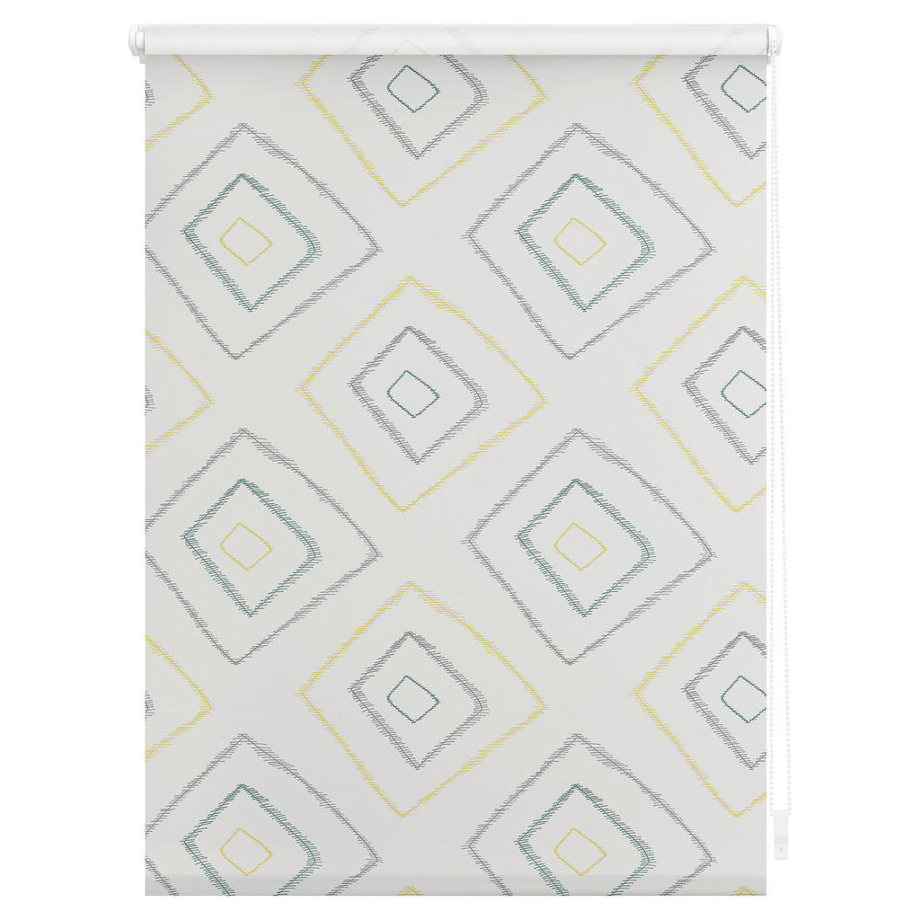 Thumbnail - LICHTBLICK Verdunkelungsrollo Stripy Boho beige B/L: ca. 70x150 cm