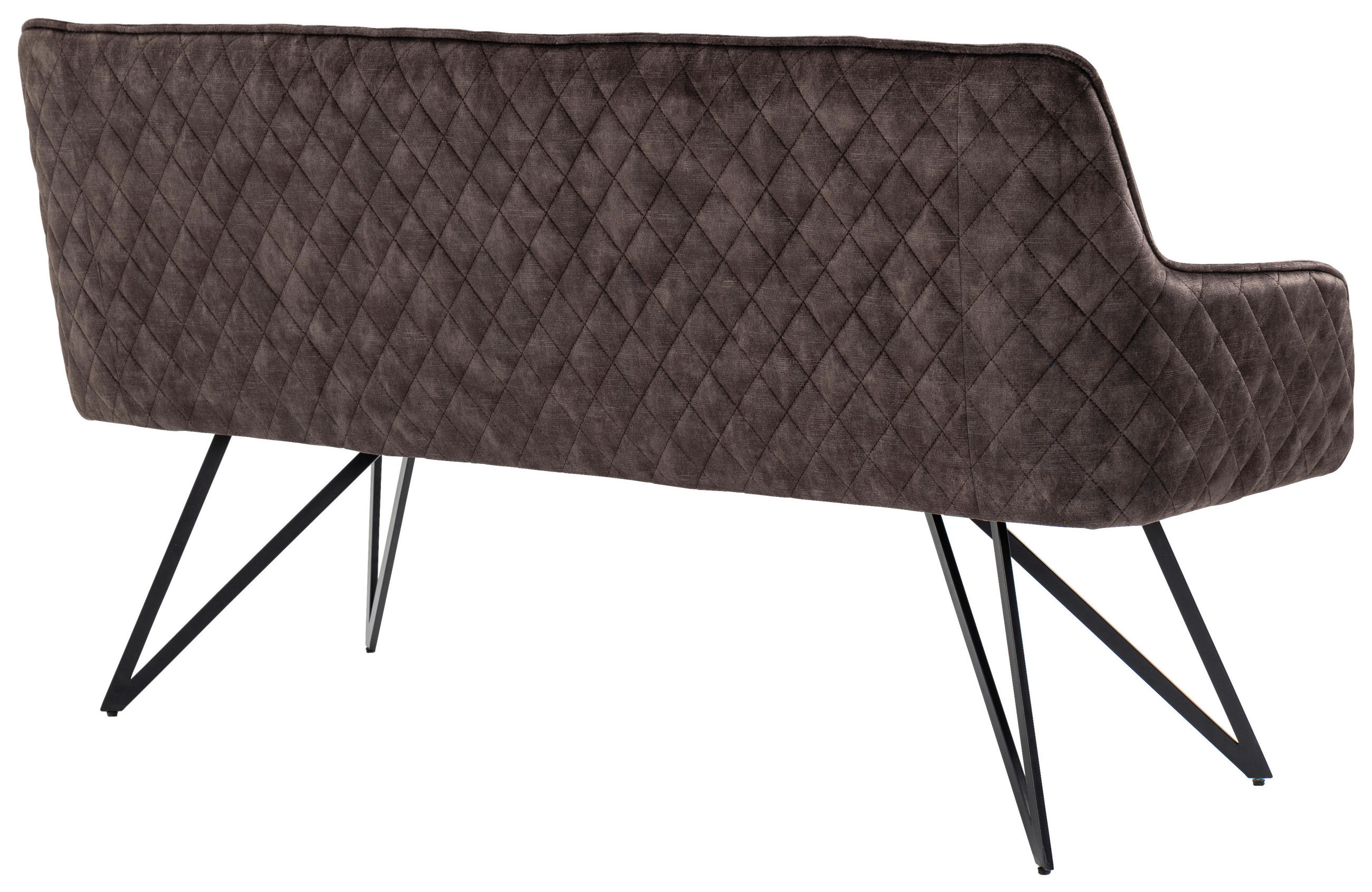 Thumbnail - Bank Turin anthrazit Microfaser B/H/T: ca. 160x82x60 cm