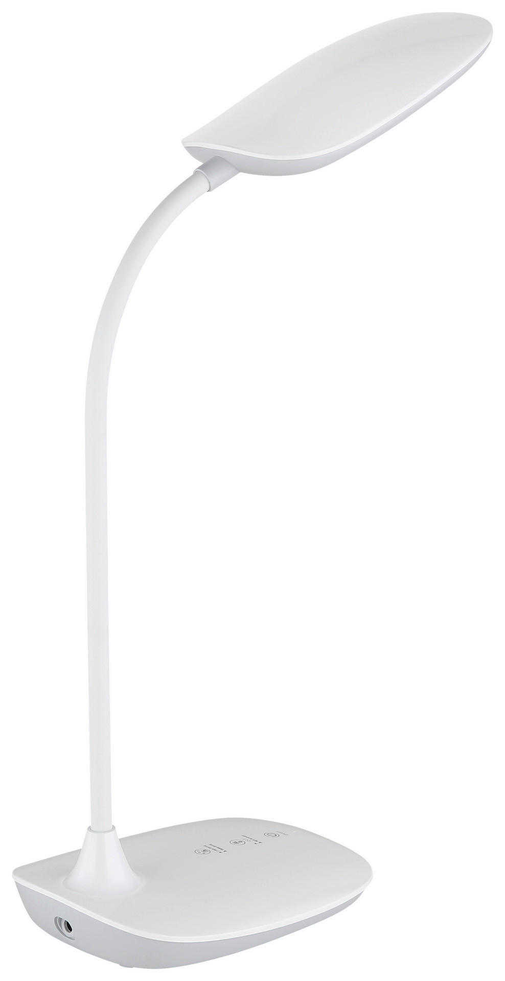 GLOBO LED-Tischleuchte weiß Silikon Kunststoff B/H/T: ca. 13,6x40x28 cm
