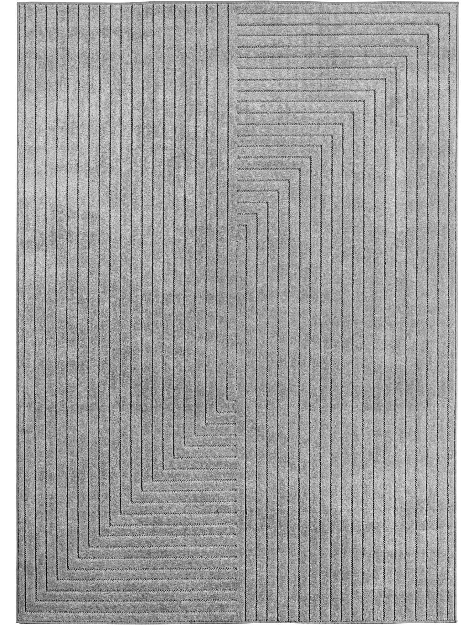 Ayyildiz In-/Outdoor-Teppich NOVA silber B/L: ca. 120x170 cm