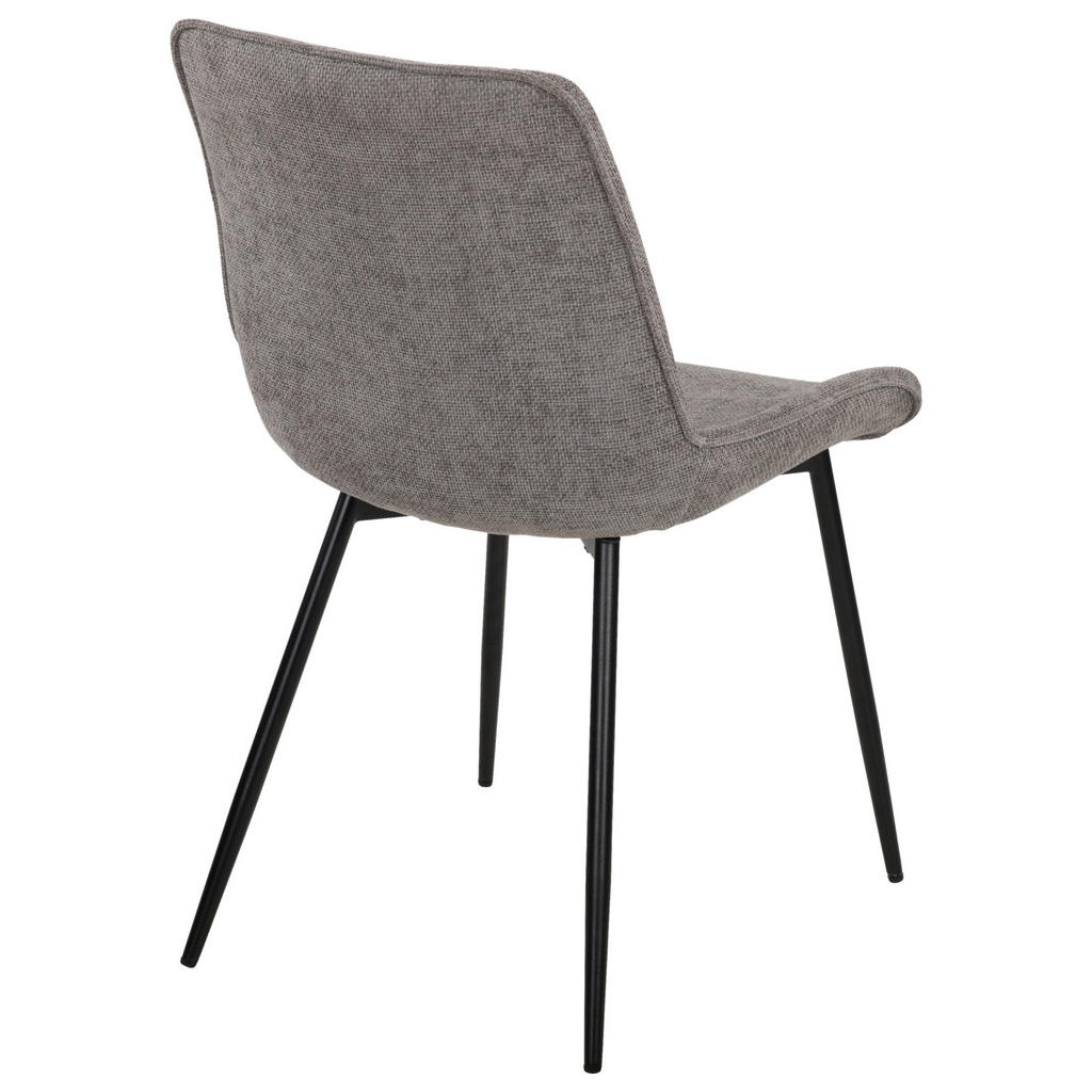 Thumbnail - Stuhl Alisha grau Webstoff B/H/T: ca. 54x83x63 cm