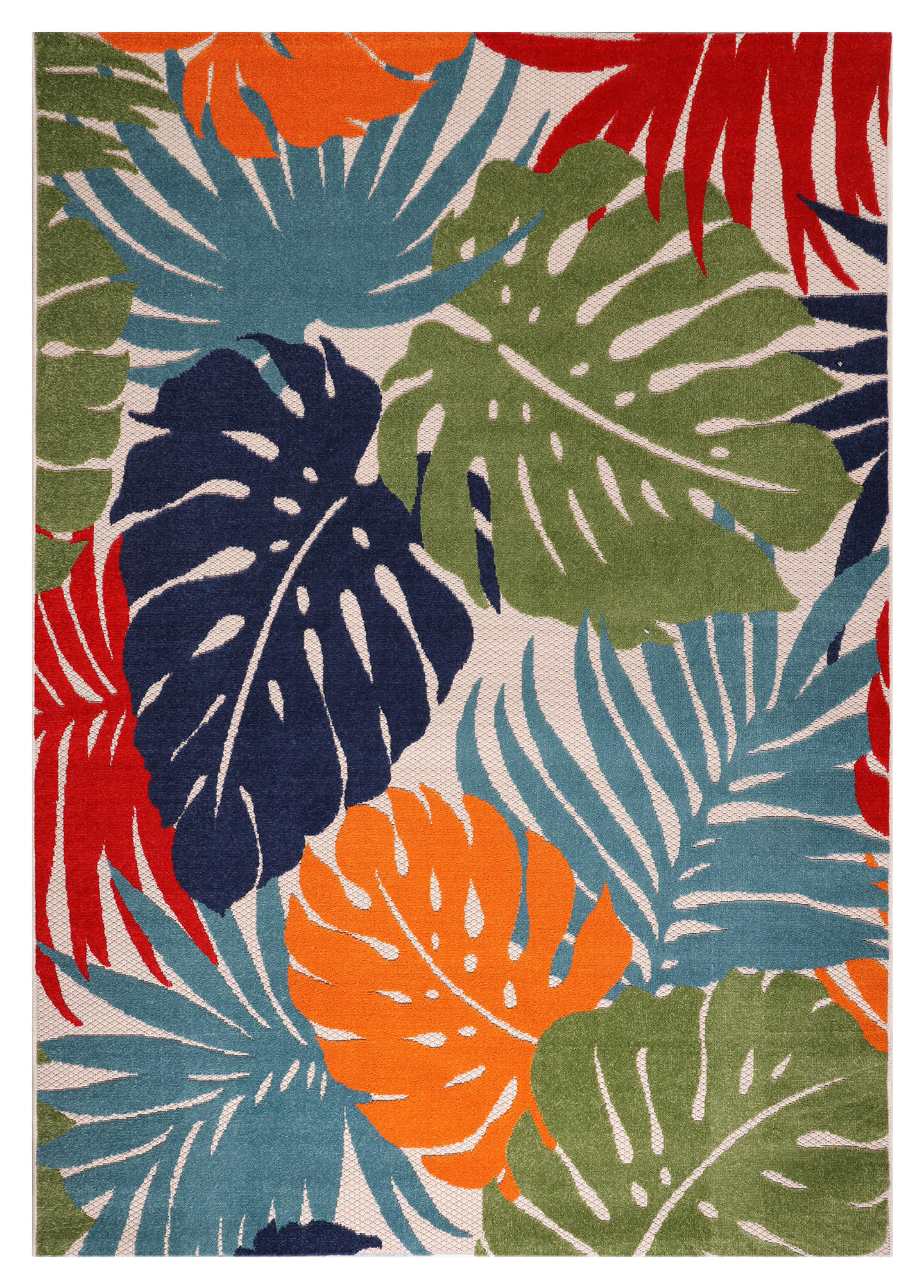 Sanat Outdoorteppich FLORAL bunt B/L: ca. 60x110 cm