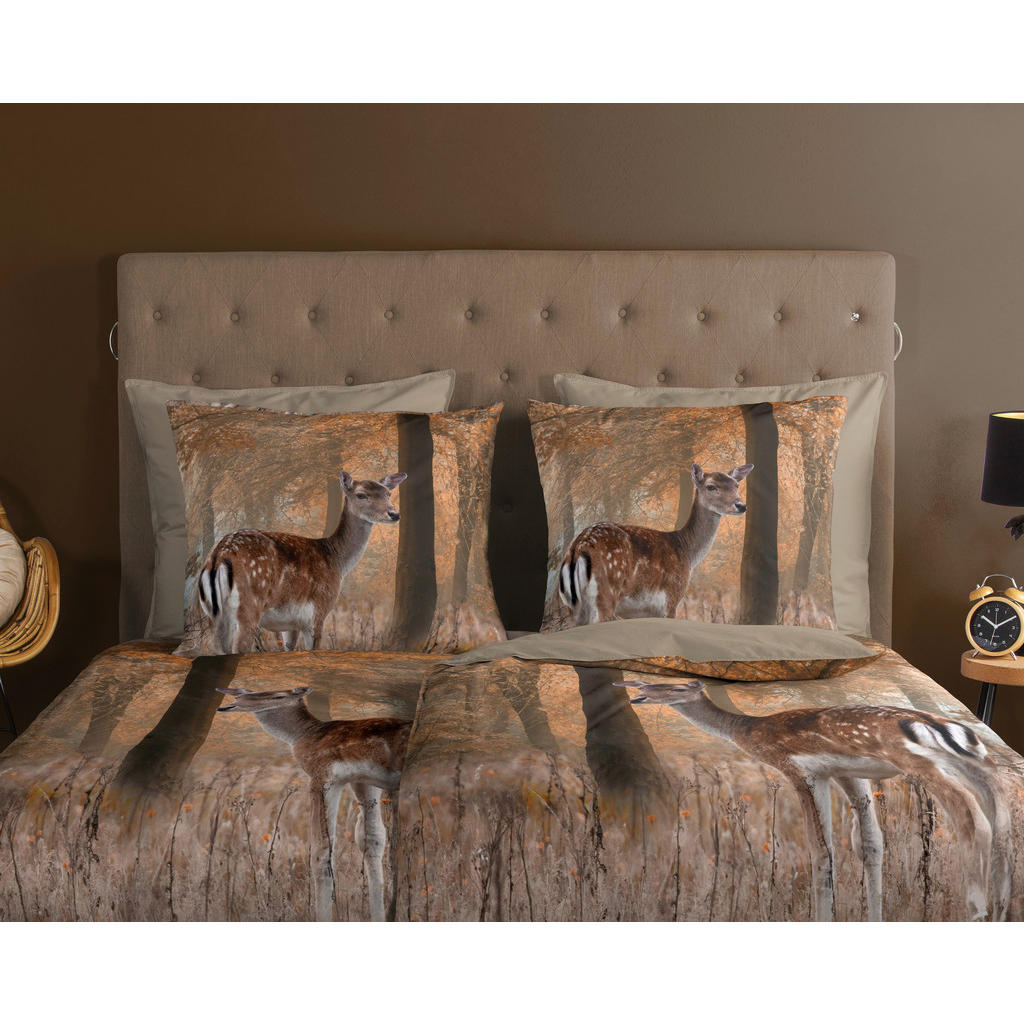 Thumbnail - Baumwoll Bettwäsche Gavin braun Baumwolle B/L: ca. 135x200 cm