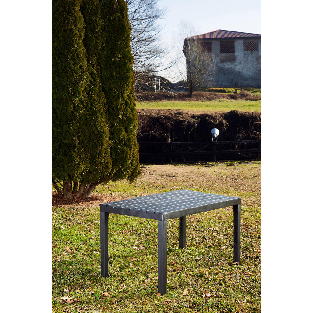 Thumbnail - ProGarden Gartentisch Sumatra anthrazit Kunststoff B/H/L: ca. 78x72x138 cm