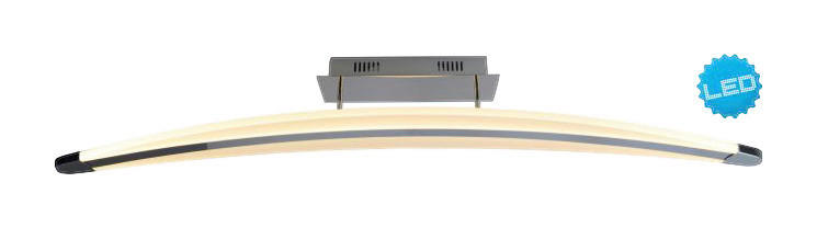 Thumbnail - Näve Leuchten LED Deckenleuchte NV1232742 Chrom Aluminium B/H/T: ca. 11x15x100 cm null 1 Brennstellen