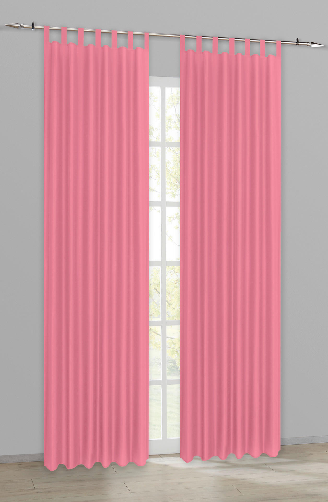 ACUS design collection Kombivorhang Pure rosé B/L: ca. 140x245 cm