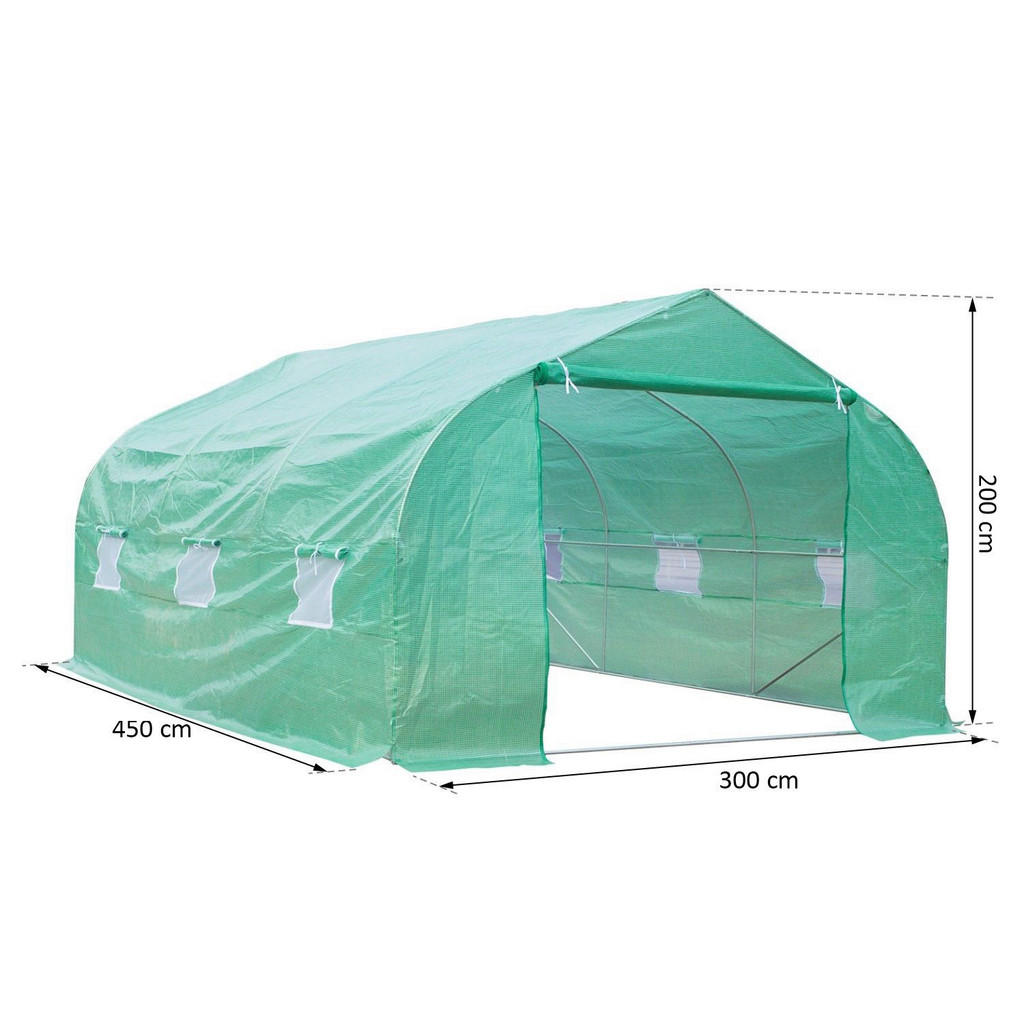 Outsunny Foliengewächshaus B/H/L: ca. 3... Outsunny Foliengewächshaus B/H/L: ca. 3...