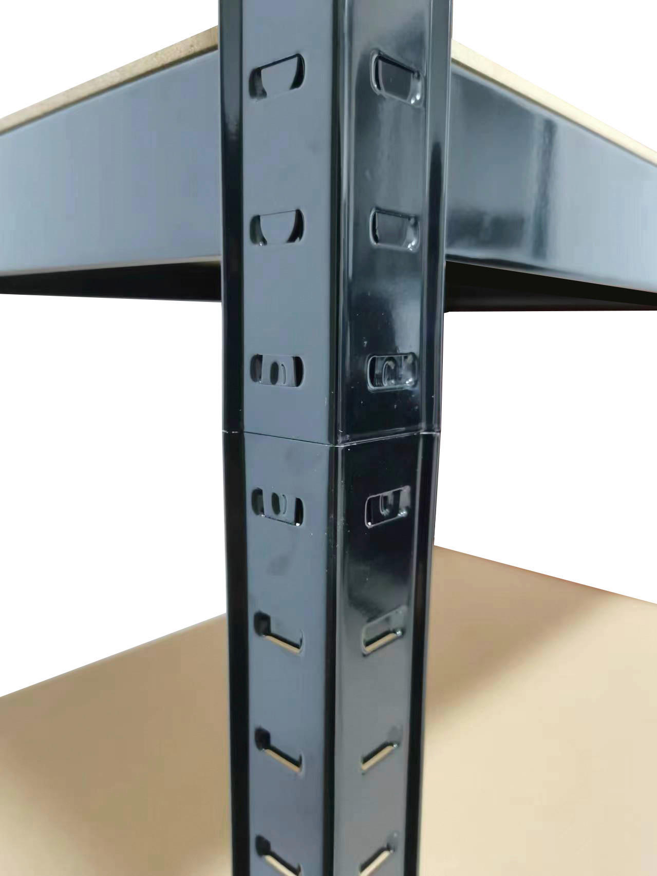 Thumbnail - Schwerlaststeckregal schwarz B/H/T: ca. 90x180x60 cm