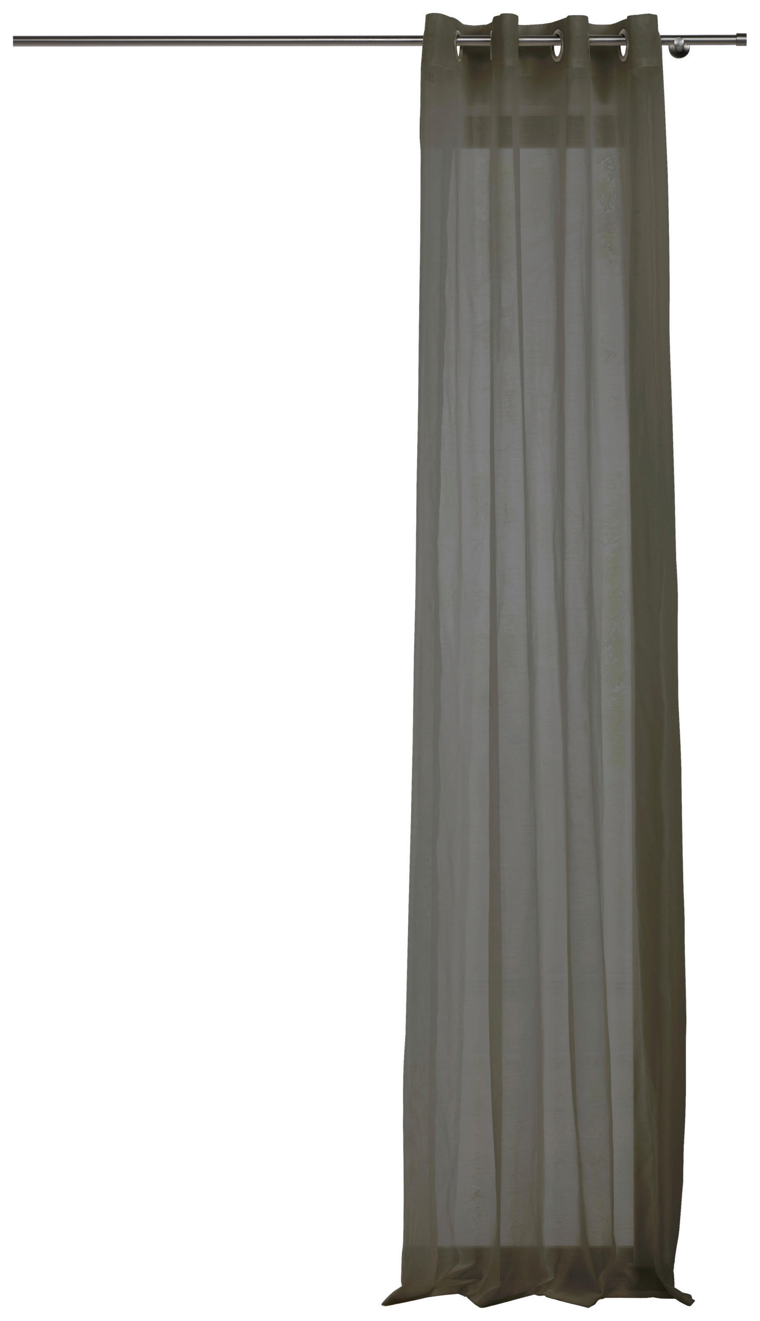 Thumbnail - Ösenvorhang PURE grau B/L: ca. 135x300 cm