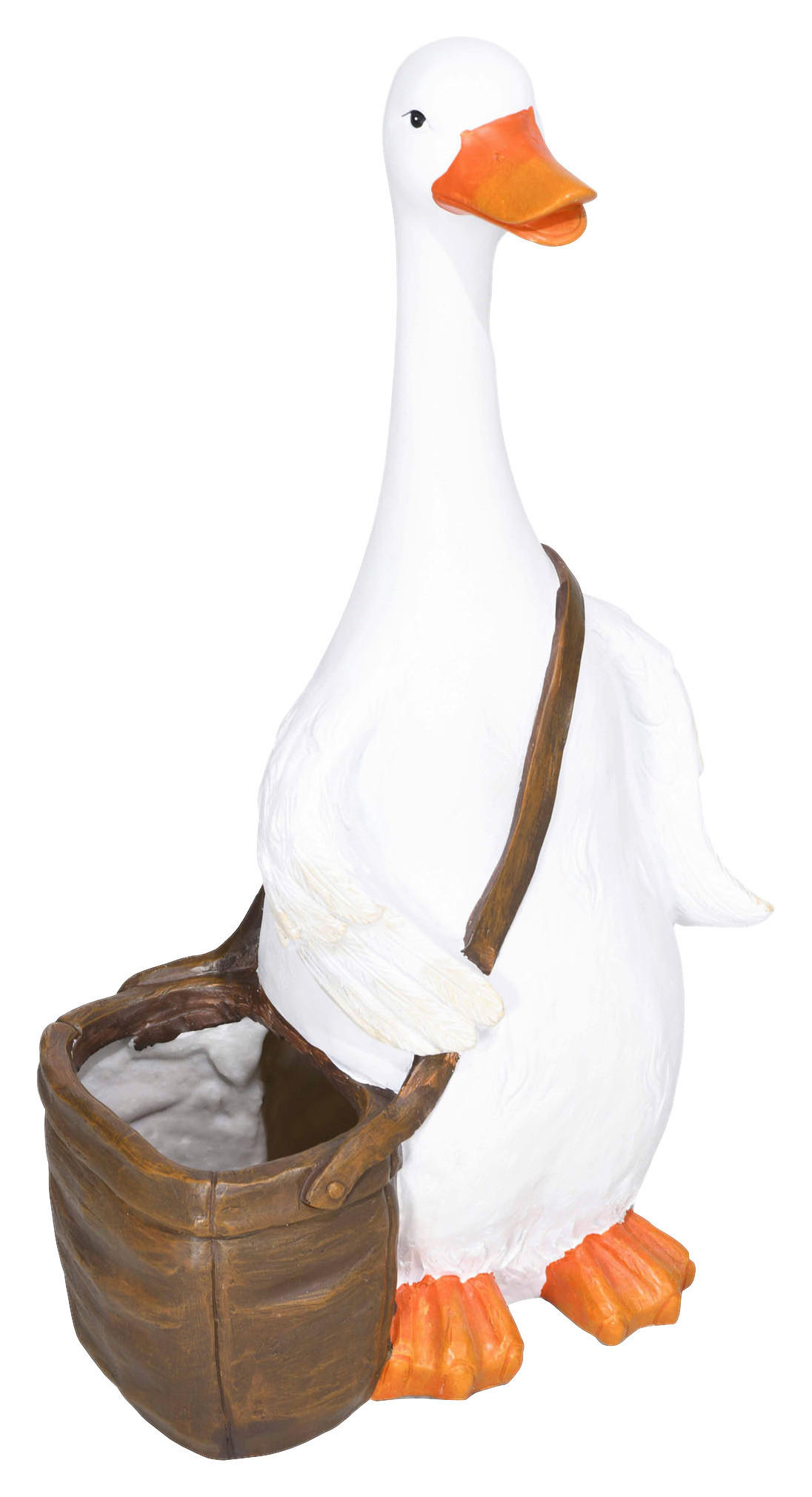 Outsunny Blumentopf weiß Kunststoff B/H/L: ca. 18x60x32 cm