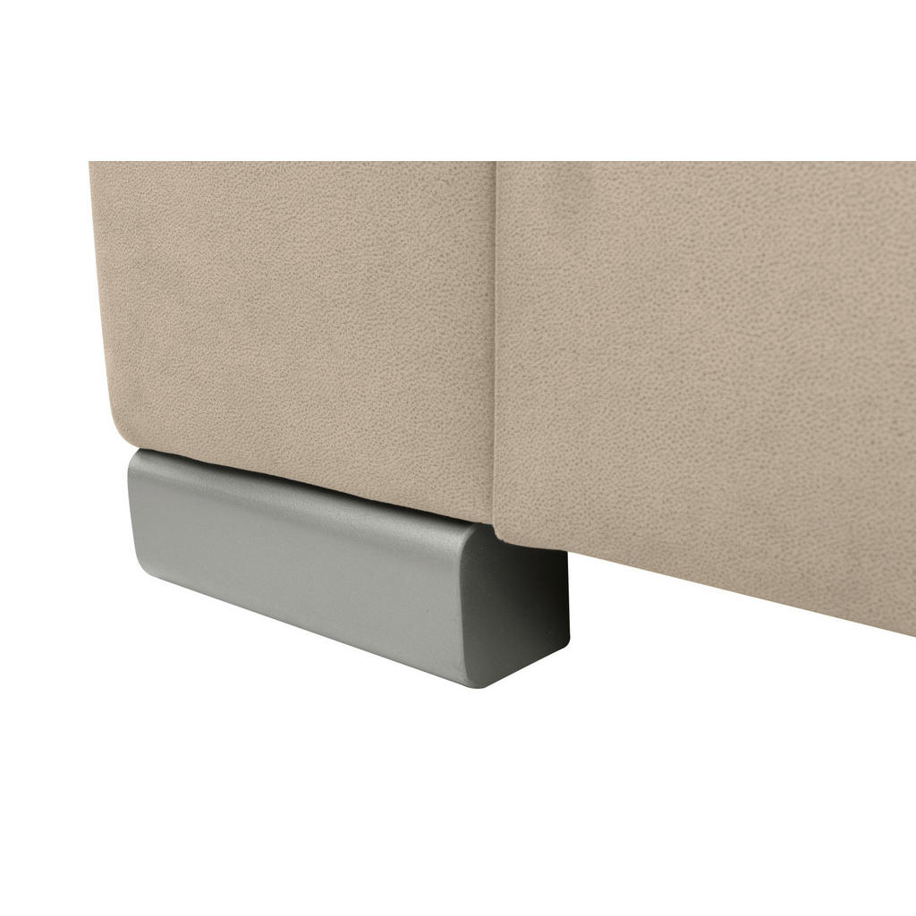 Thumbnail - Ecksofa mit Bettfunktion und Bettkasten Evia braun Microfaser B/H/T: ca. 243x85x186 cm