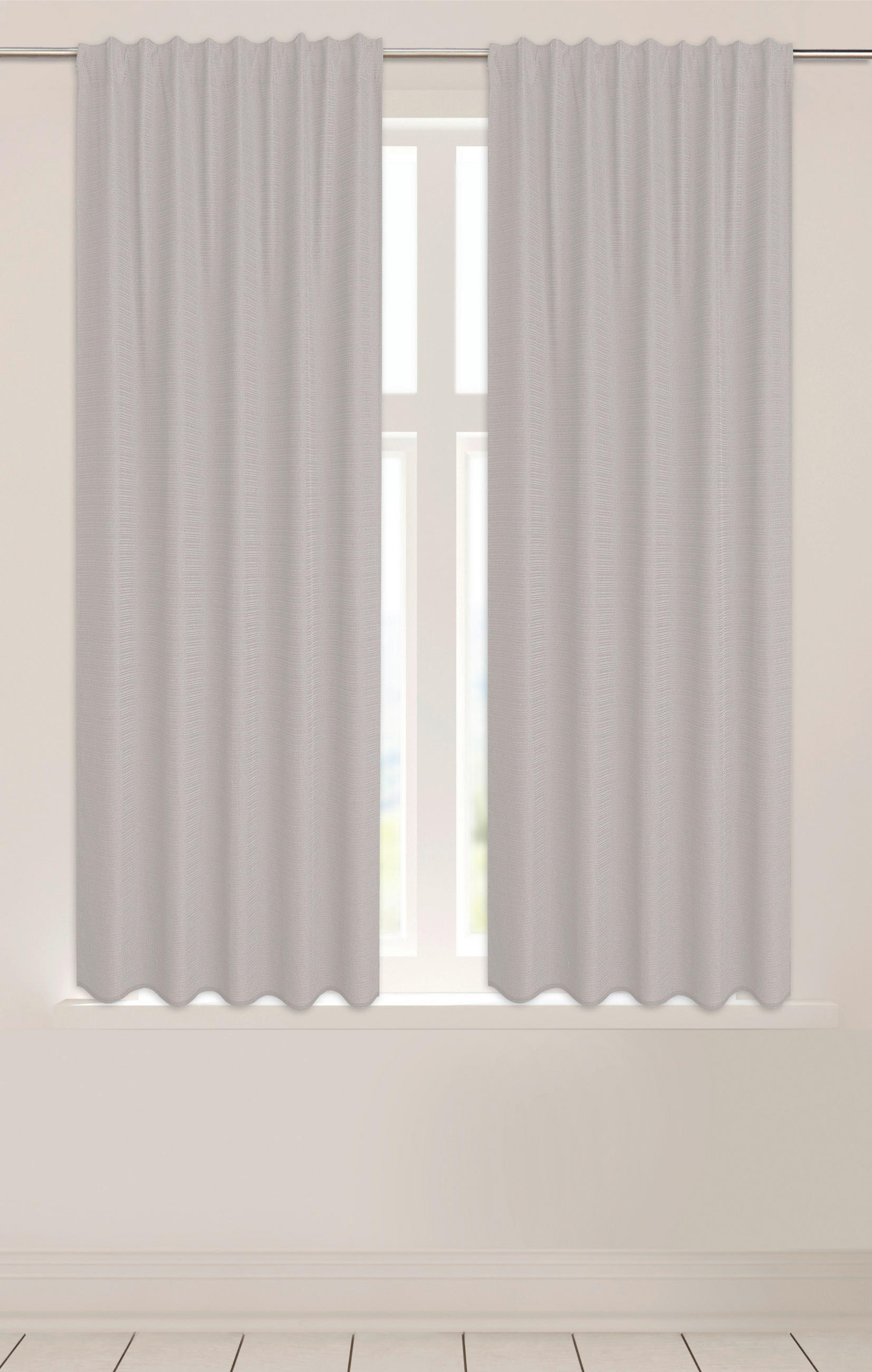 silver edition Kombivorhang Susan beige B/L: ca. 140x175 cm