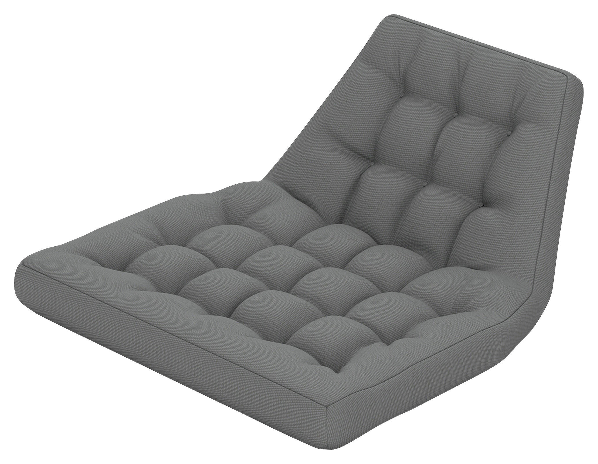 Outsunny Sitzkissen grau Schaumstoff B/H/L: ca. 100x8x120 cm