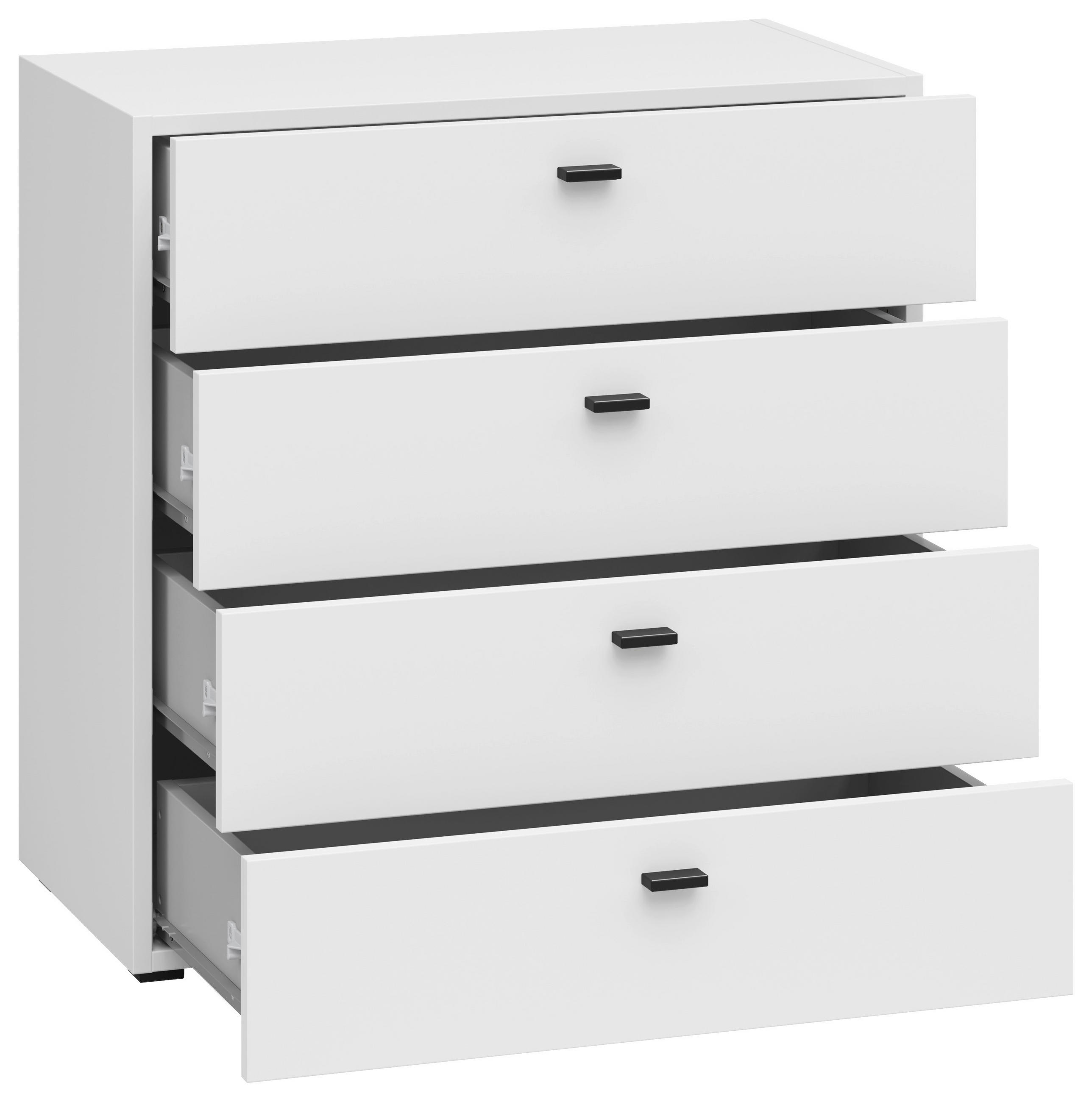 Thumbnail - Schubkastenkommode System 64 weiß matt B/H/T: ca. 64x64x35 cm