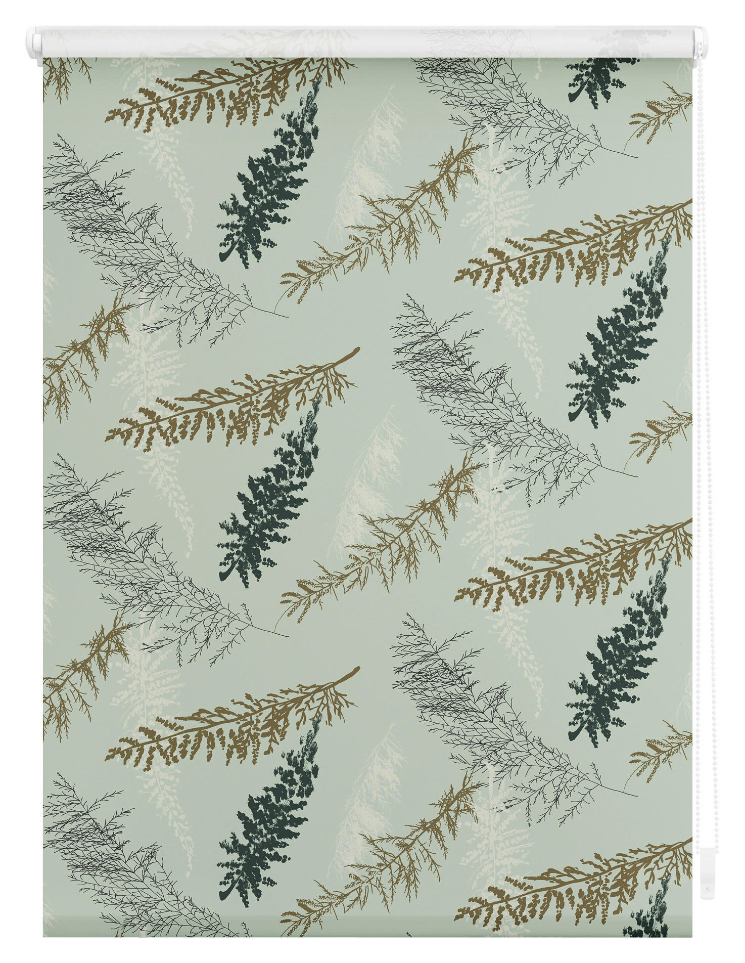 Thumbnail - LICHTBLICK Rollo Fir Branches grün B/L: ca. 120x150 cm