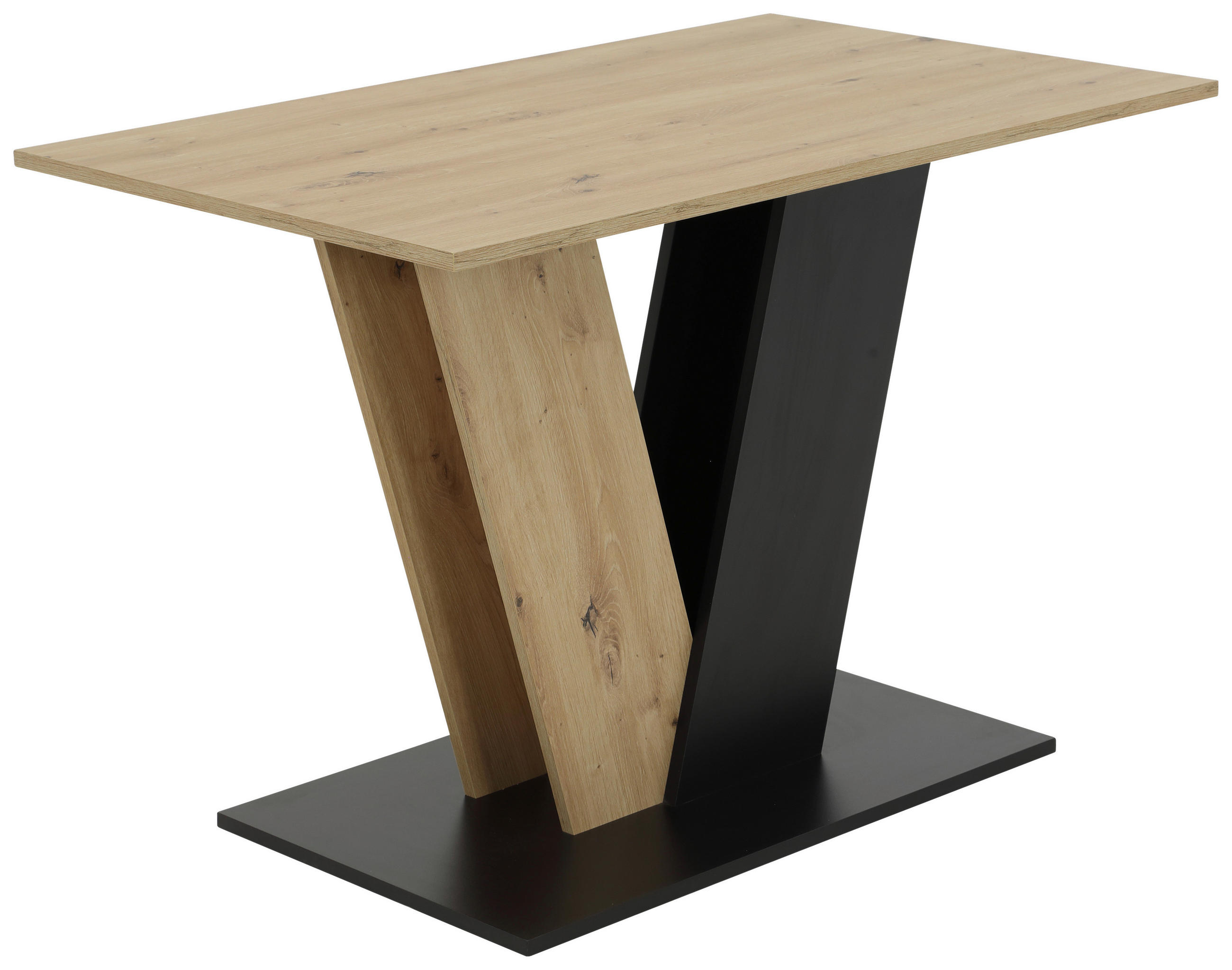Esstisch Judith Eiche schwarz B/H/T: ca. 110x76x68 cm