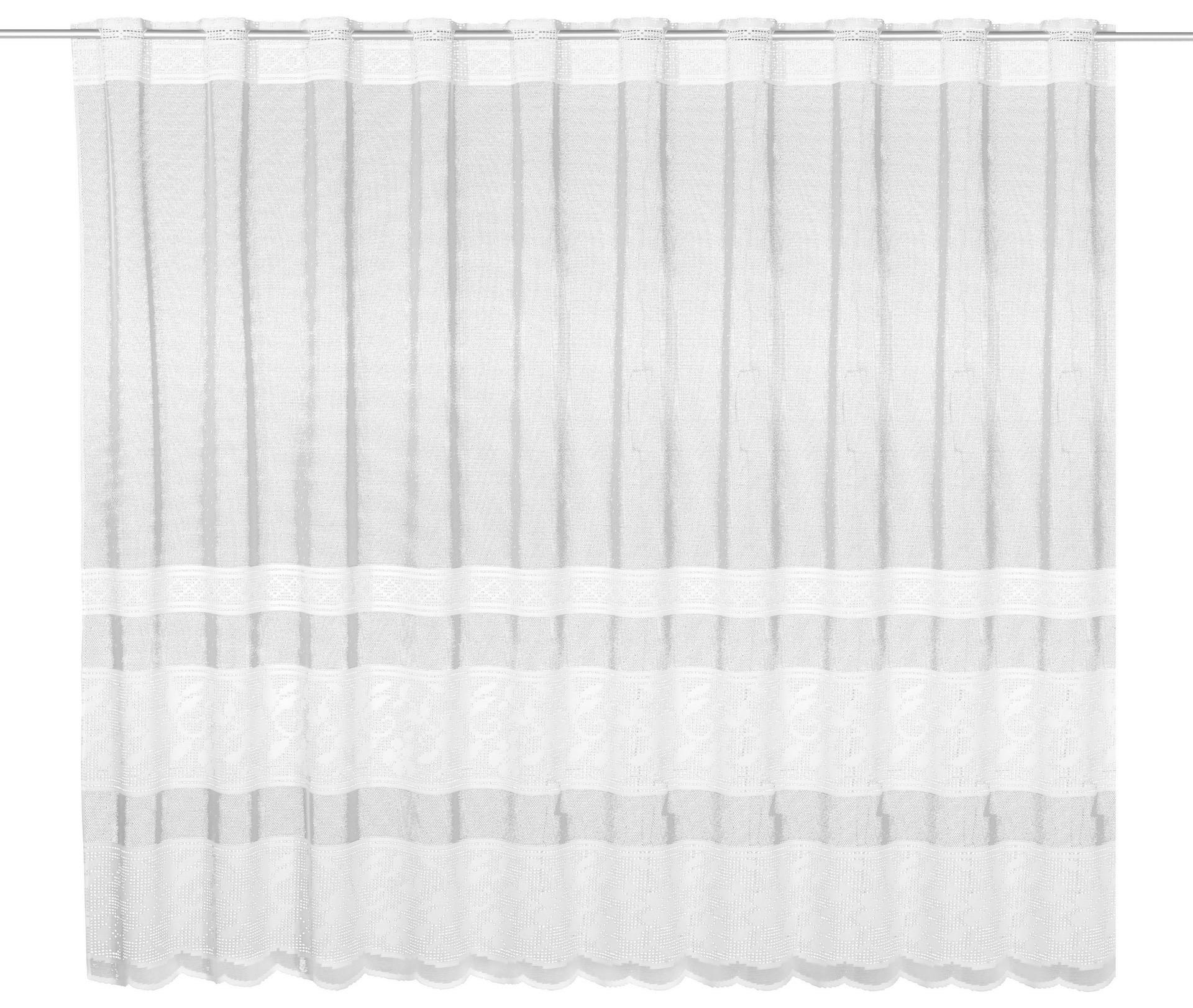 Thumbnail - creative lifestyle Scheibengardine Elsa weiß B/L: ca. 150x120 cm