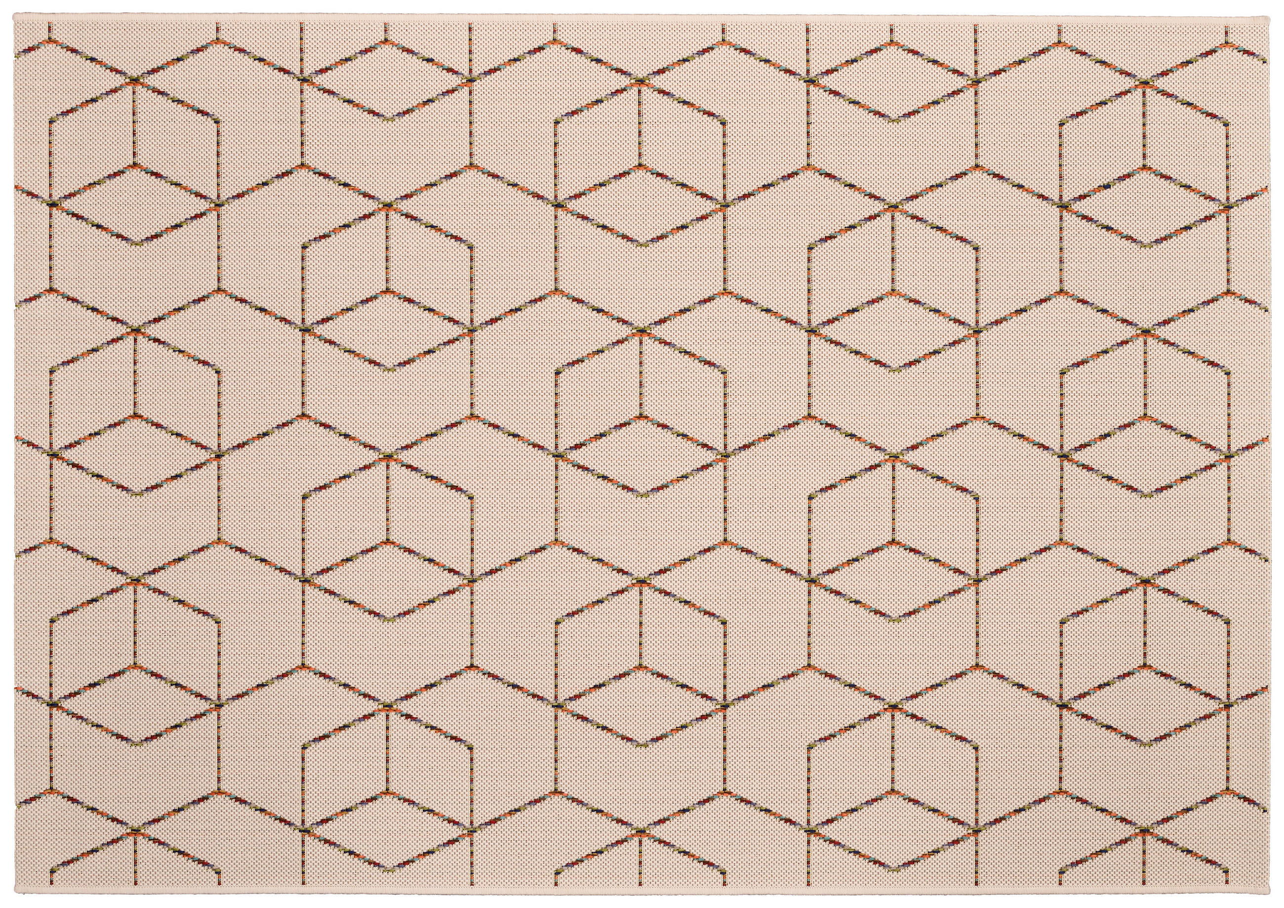 Thumbnail - In-/Outdoor-Teppich Sky beige B/L: ca. 120x170 cm