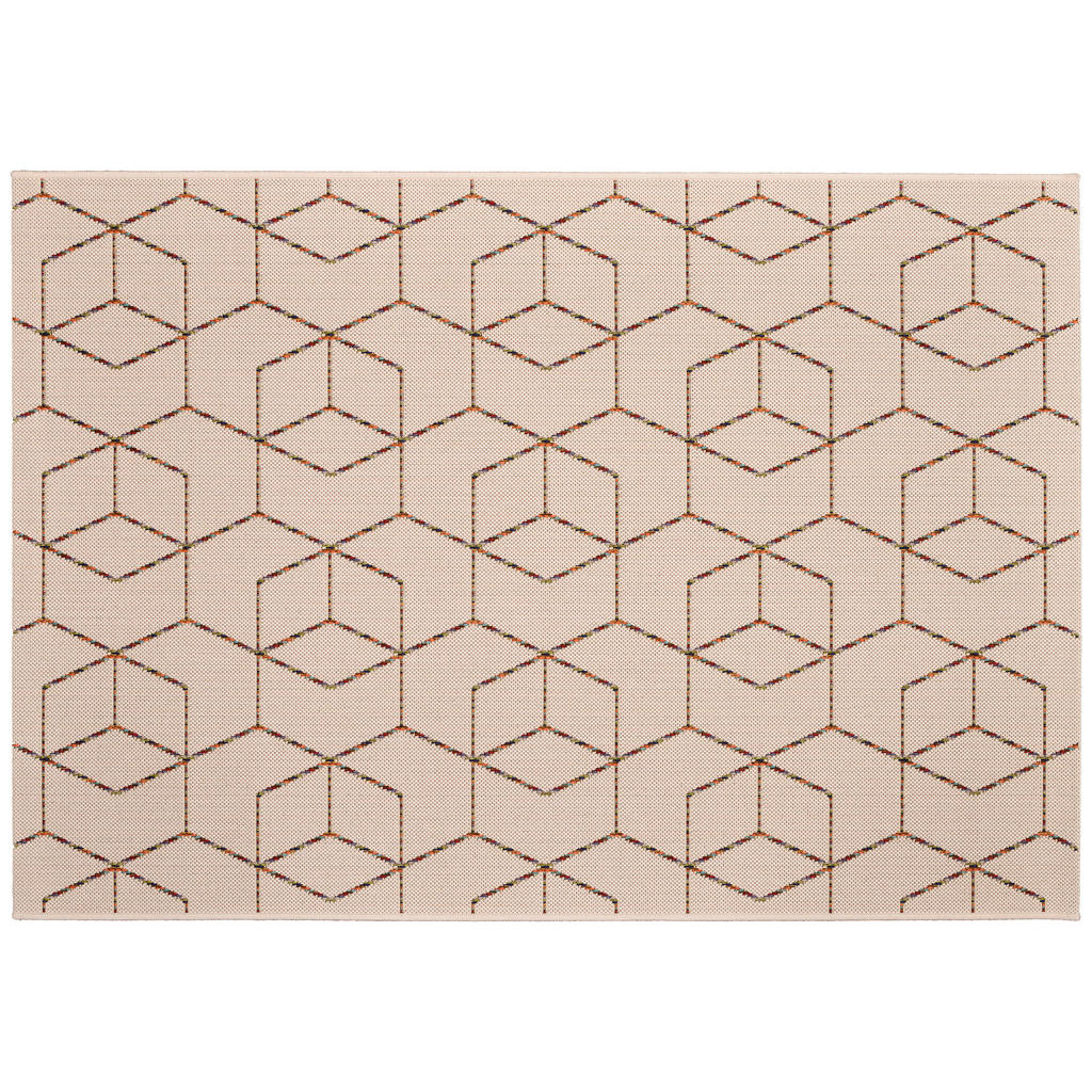 Thumbnail - In-/Outdoor-Teppich Sky beige B/L: ca. 60x110 cm