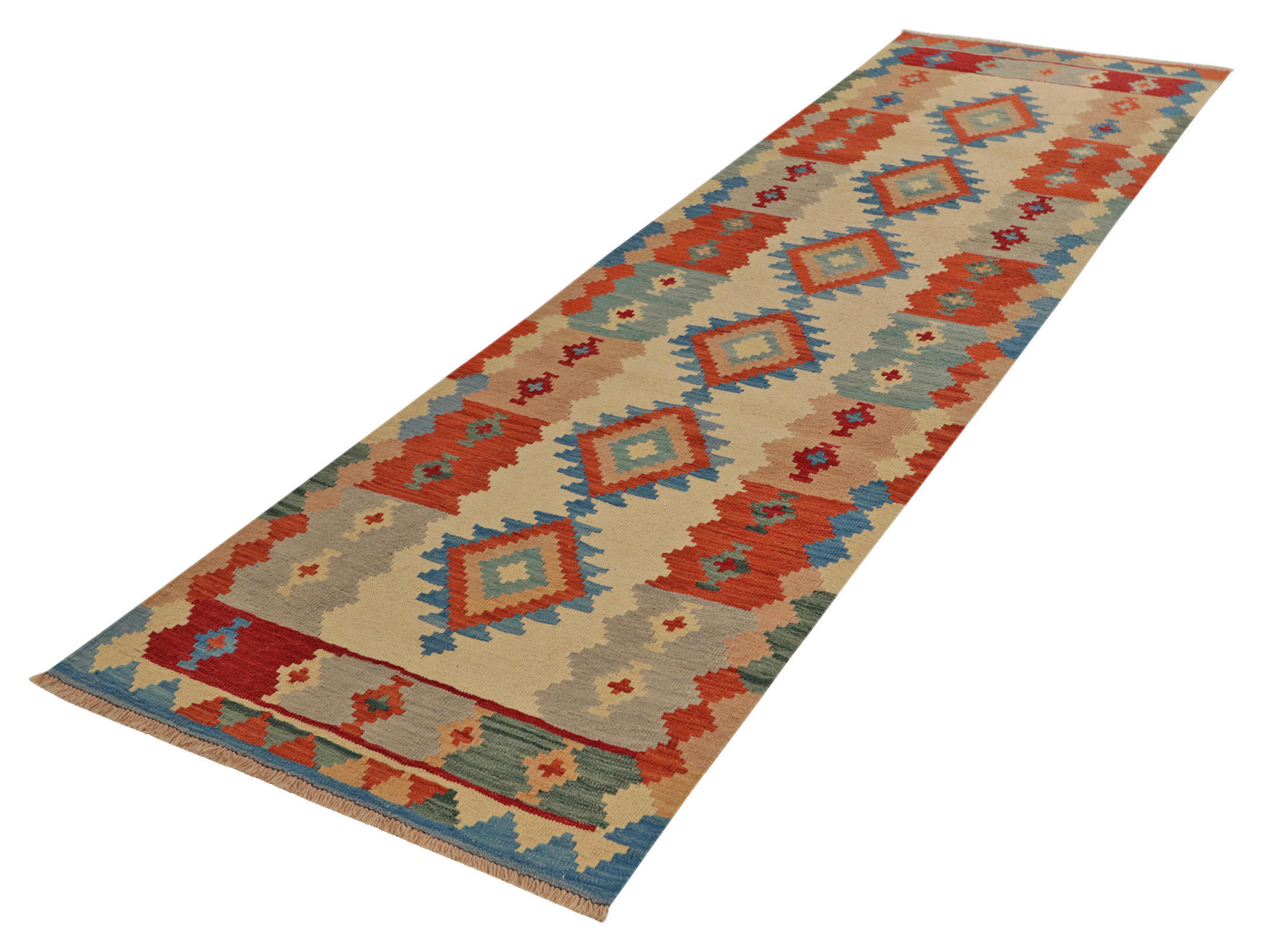 PersaTepp Teppich Kelim Gashgai bunt B/H/L: ca. 85x1x286 cm