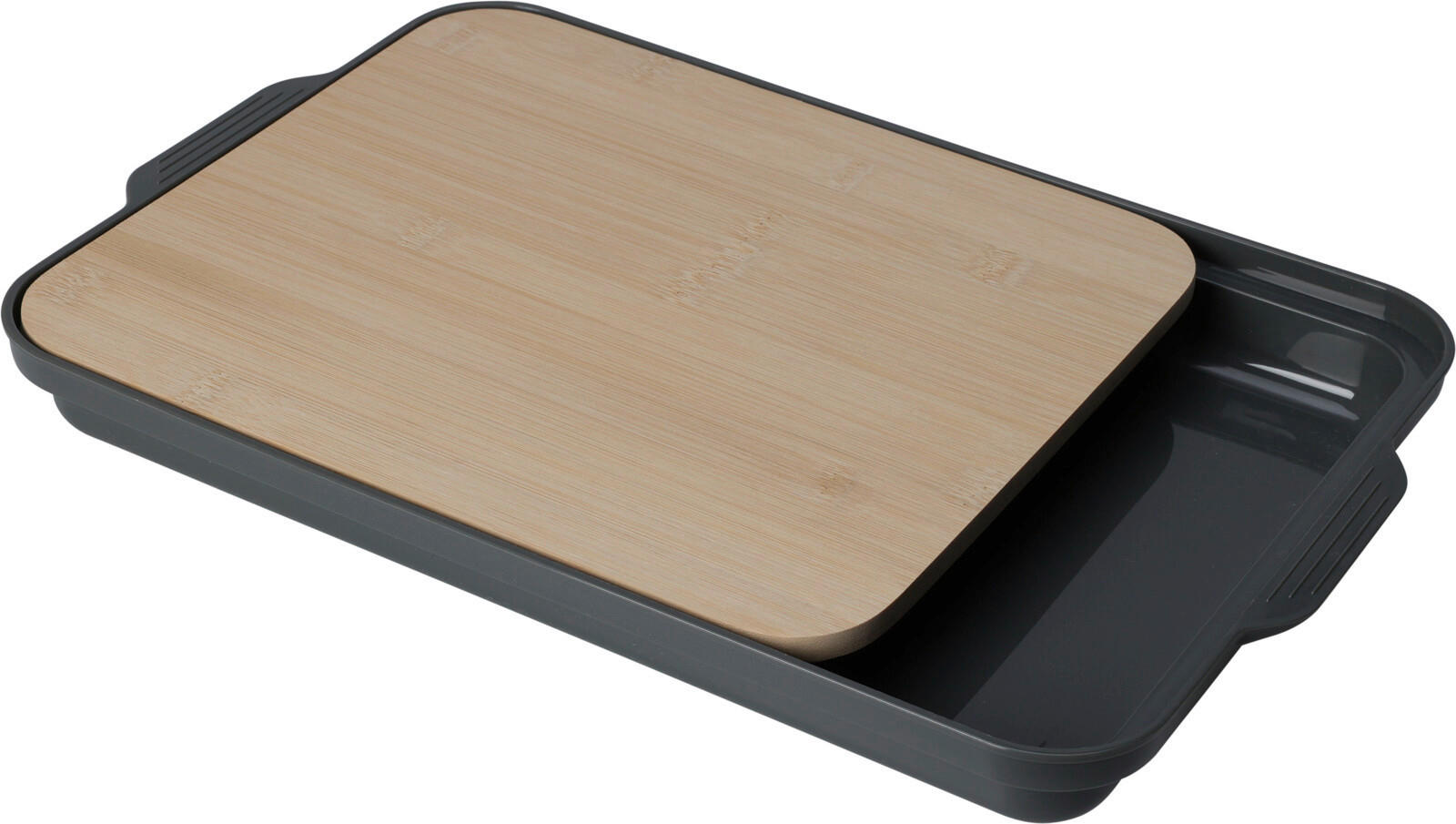 Schneidbrett natur Natura Bambus B/H/L: ca. 37x4x24 cm