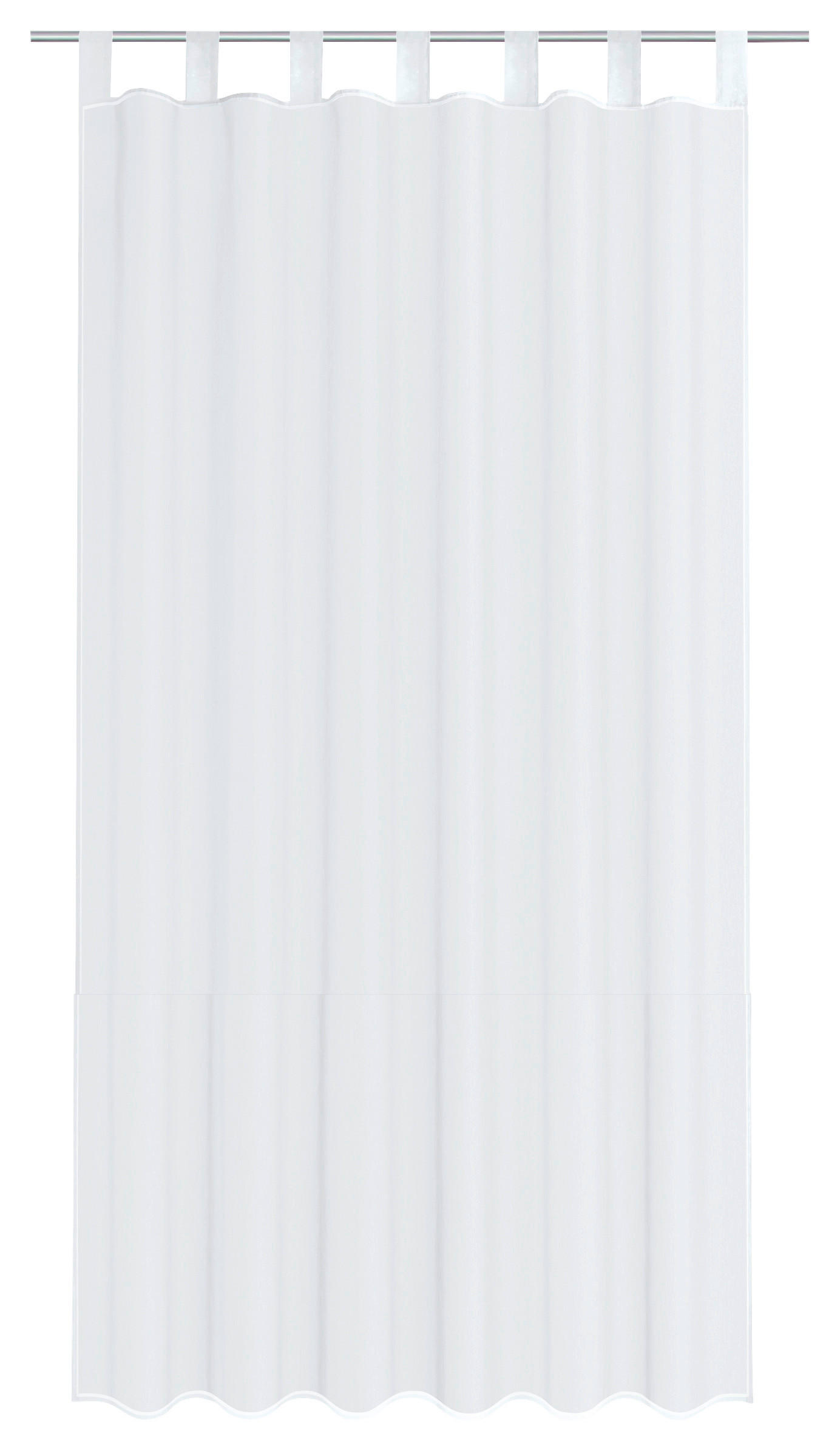 Thumbnail - POCOline Kombivorhang Nouveau weiß B/L: ca. 140x175 cm