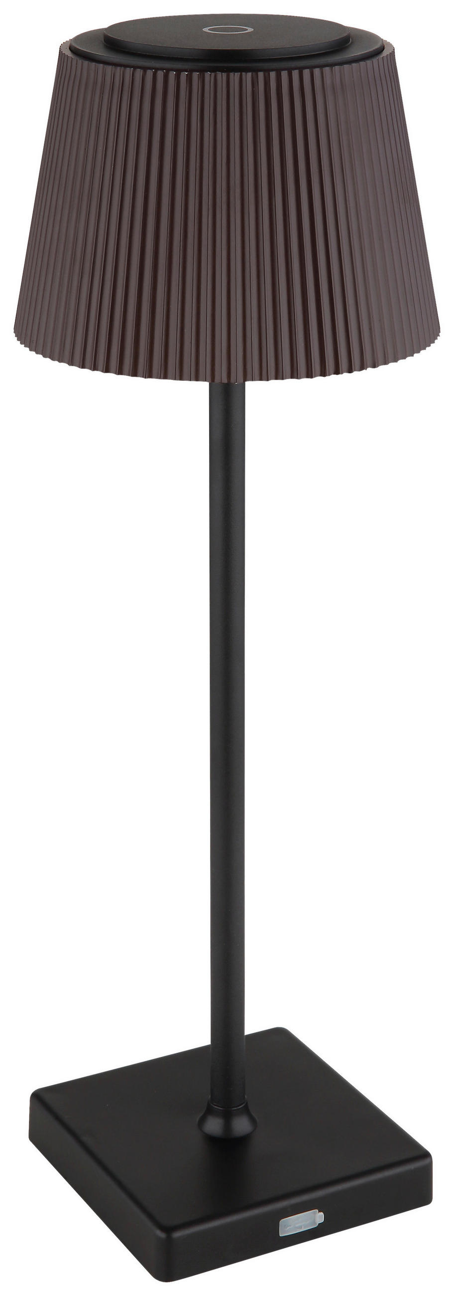 Thumbnail - GLOBO LED-Tischleuchte braun mattschwarz Kunststoff Metall H/D: ca. 38x13 cm