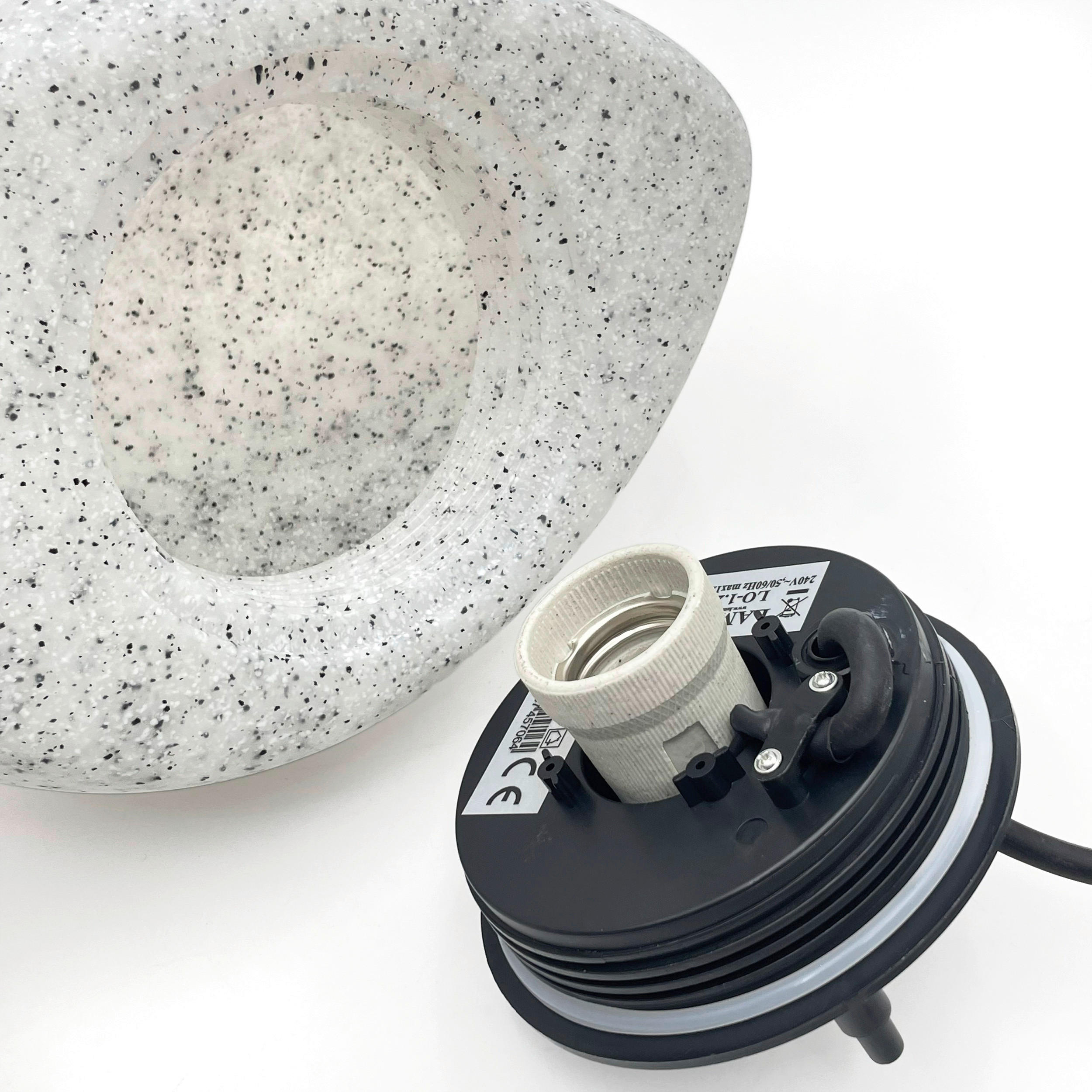 Thumbnail - Außenleuchte stein B/H/L: ca. 16x26,5x16 cm