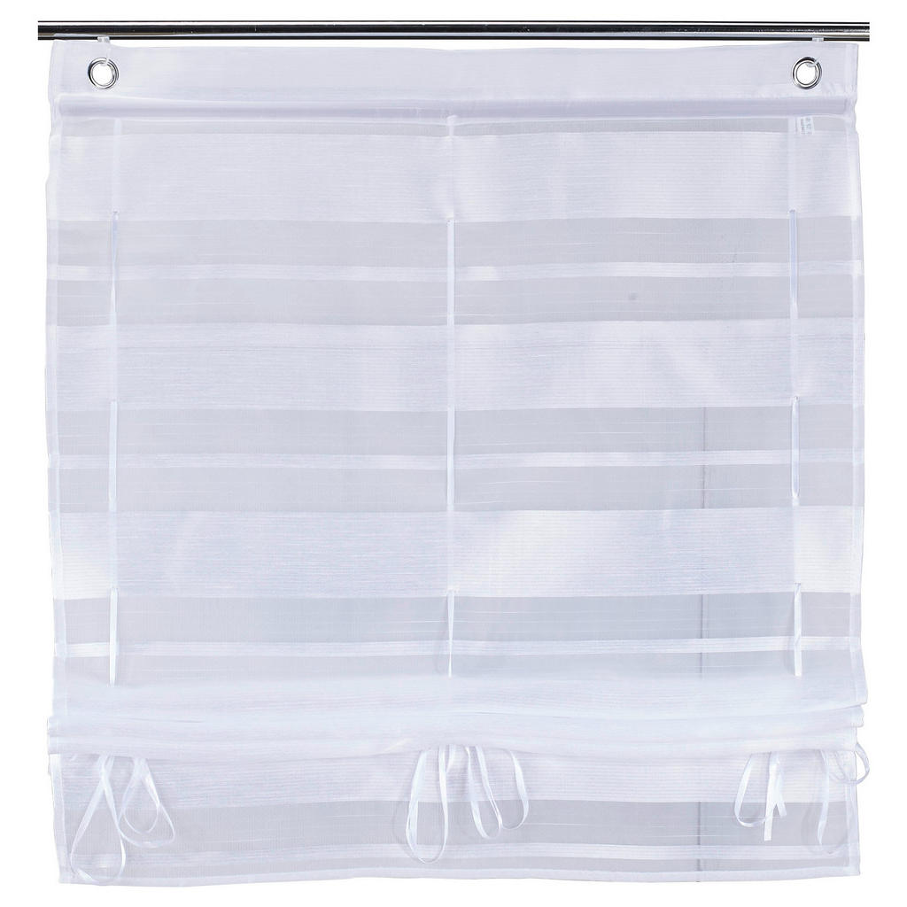 Thumbnail - silver edition Bändchenrollo Diana weiß B/L: ca. 80x135 cm