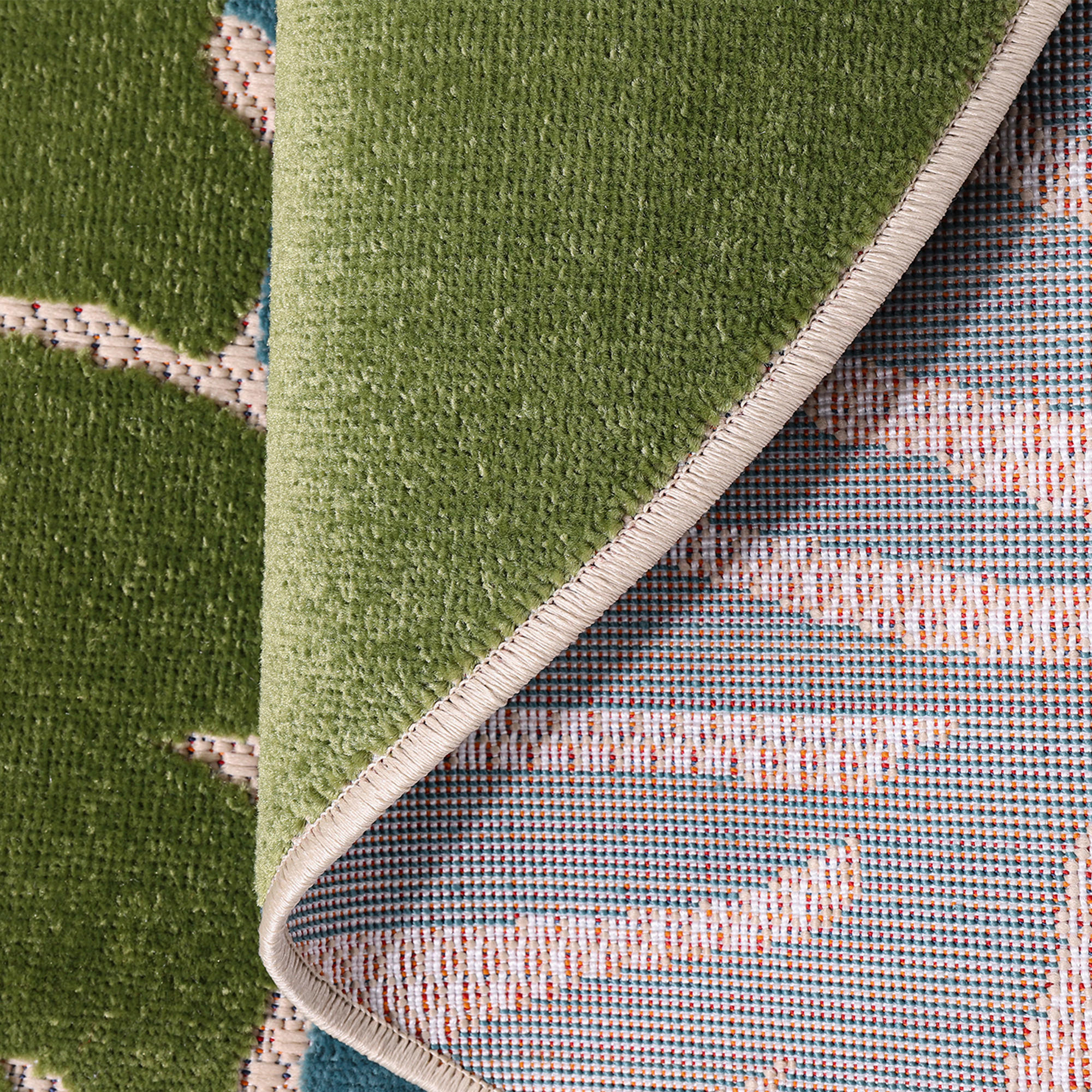 Thumbnail - Sanat Outdoorteppich FLORAL bunt B/L: ca. 200x200 cm