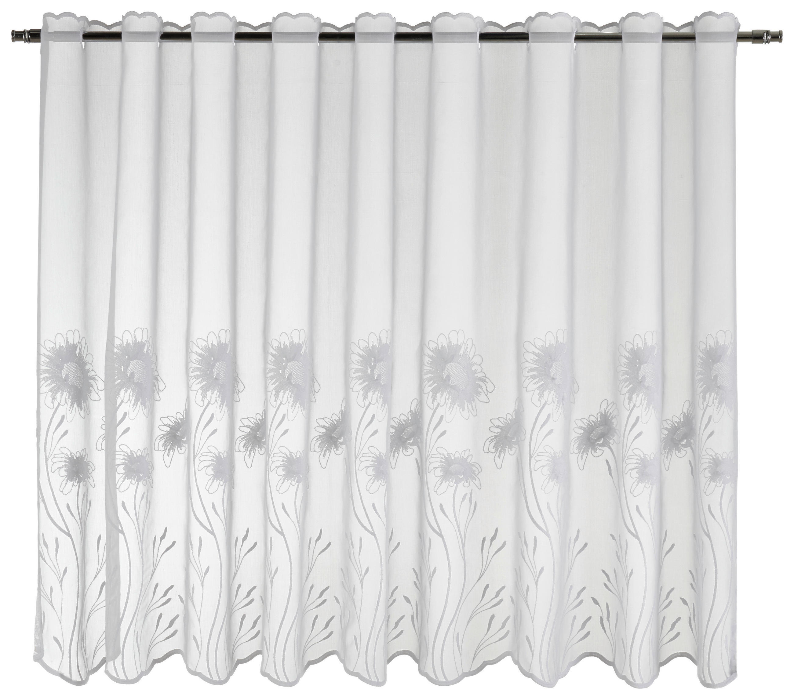 Thumbnail - POCOline Scheibengardine Kristin weiß B/L: ca. 75x140 cm