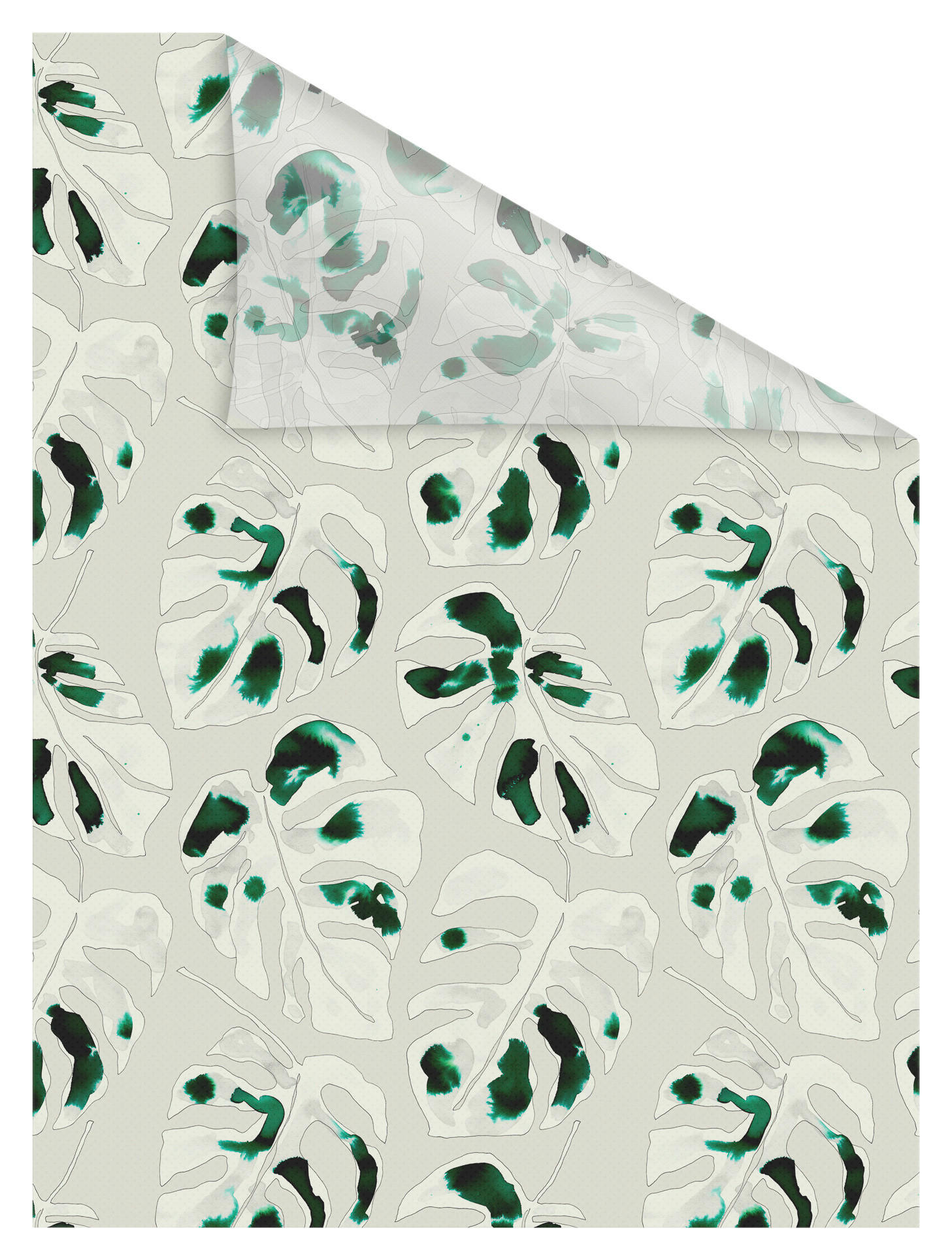 Thumbnail - LICHTBLICK Fensterfolie Monstera Blätter Monstera grün B/L: ca. 50x50 cm