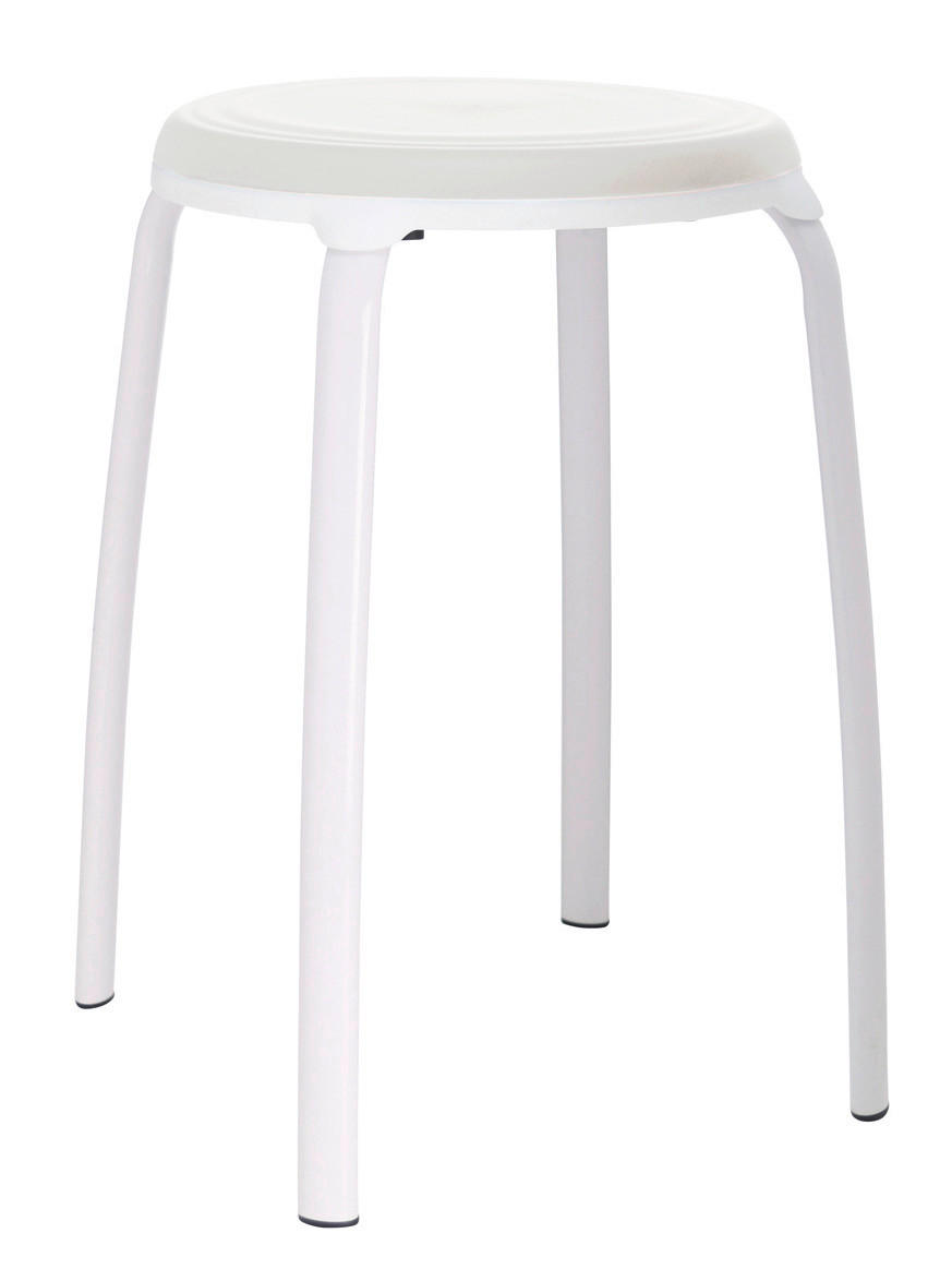 Axentia Badhocker Graz weiß Eisen